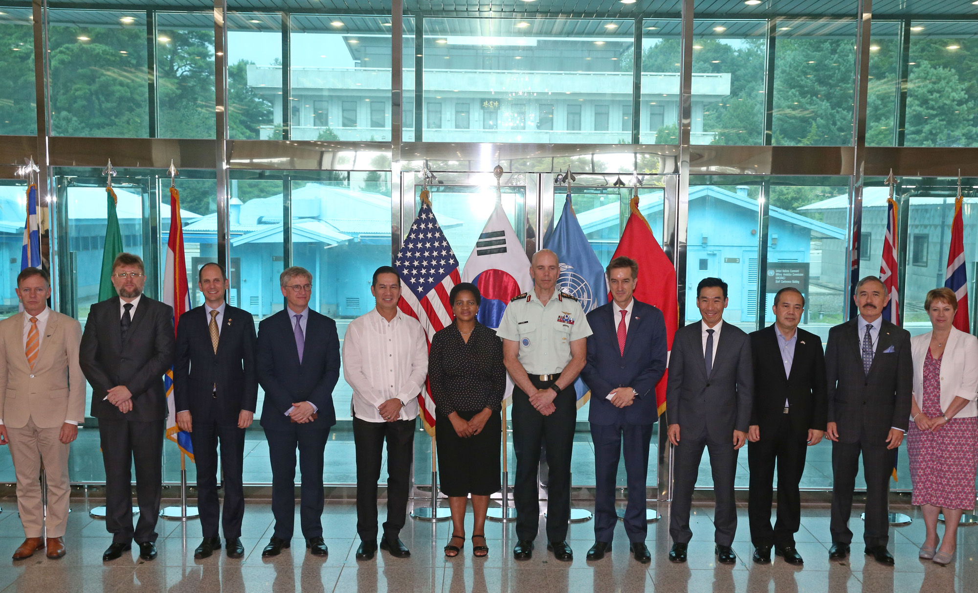 북한;판문점;판문각;정전협정;기념식;65주년