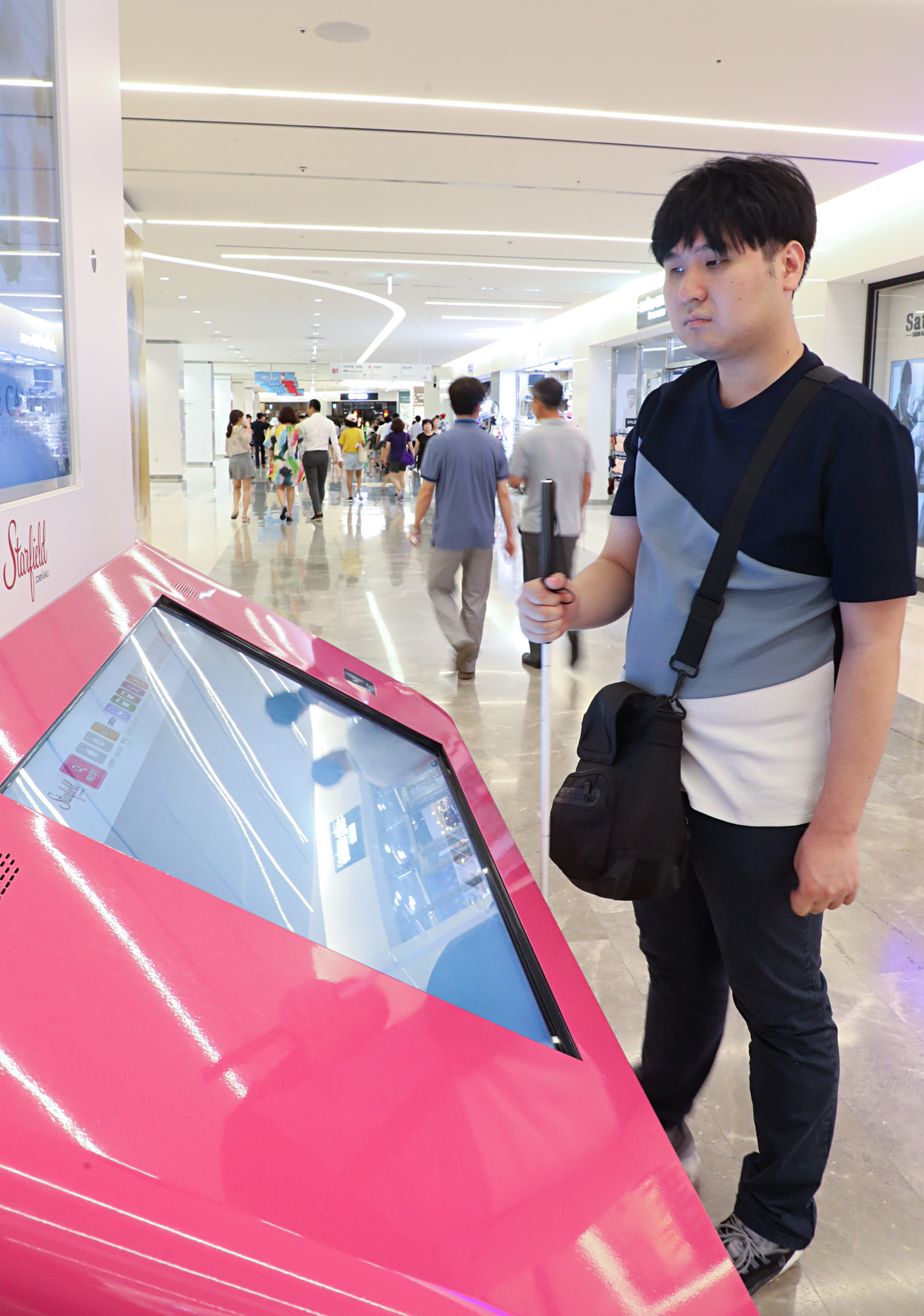 시각장애인;박인범;장애인지하철