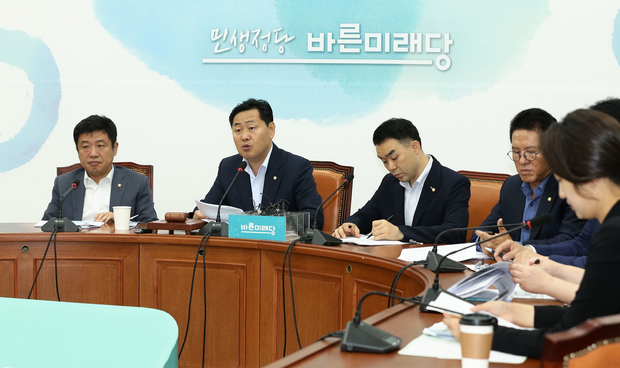 정치국회;바른미래당원내대책회의;김관영원내대표