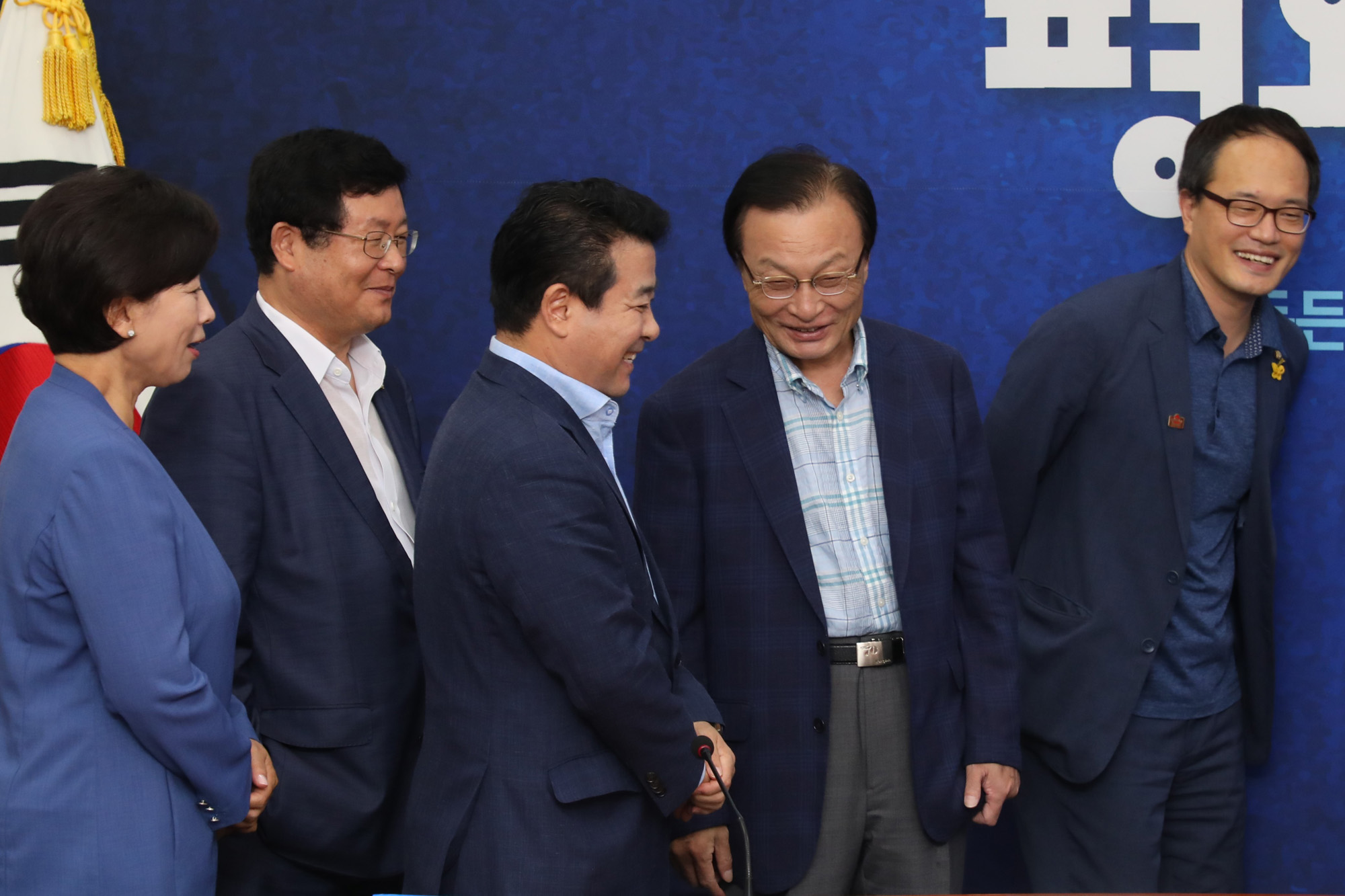 정치국회;더불어민주당;공명선거실천서약식;민주당대표후보;최고위원후보