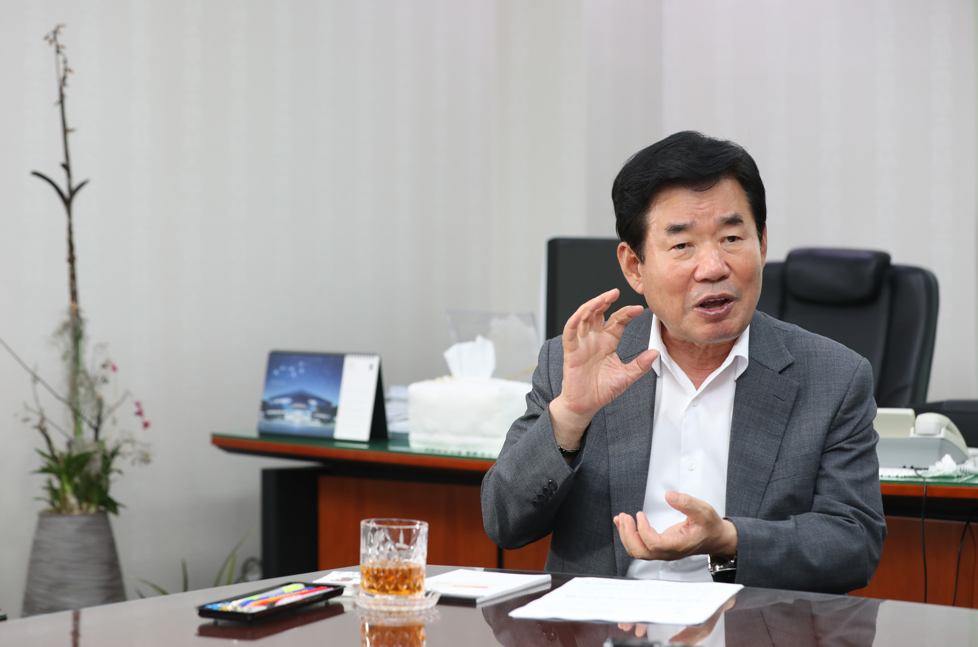 정치국회;김진표의원;더불어민주당대표후보;인터뷰