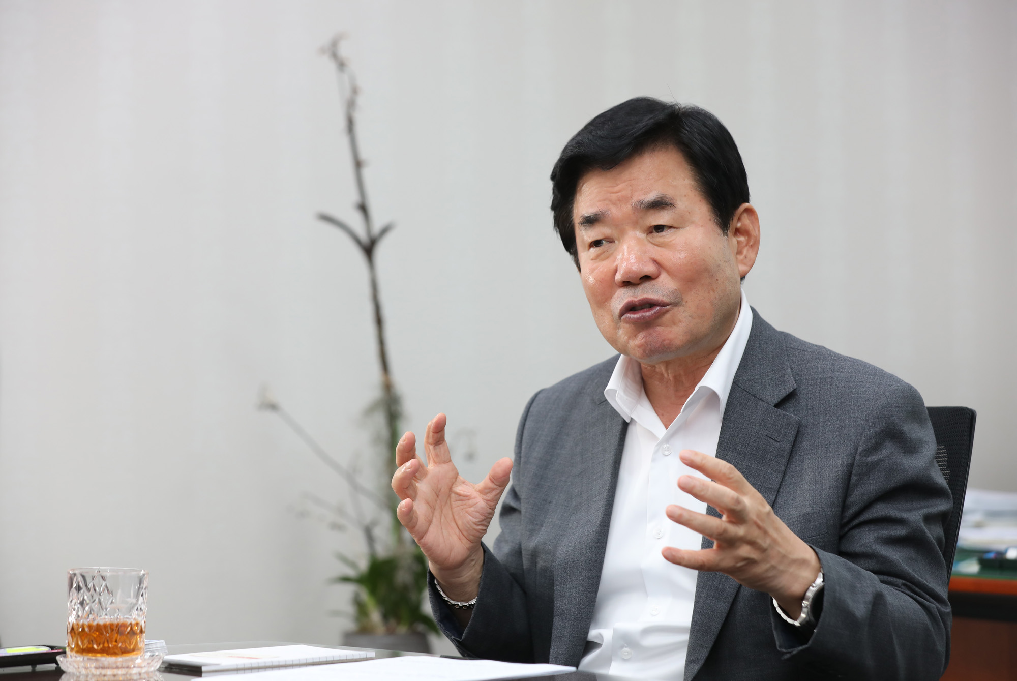 정치국회;김진표의원;더불어민주당대표후보;인터뷰