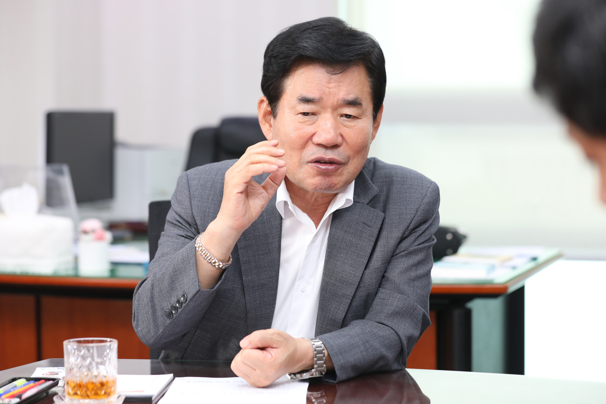 정치국회;김진표의원;더불어민주당대표후보;인터뷰