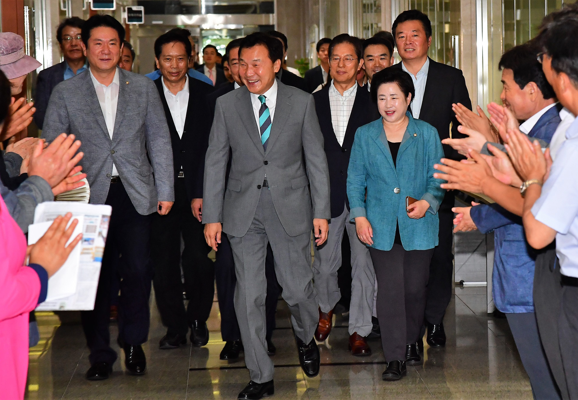 정치국회;손학규;바른미래당대표출마선언