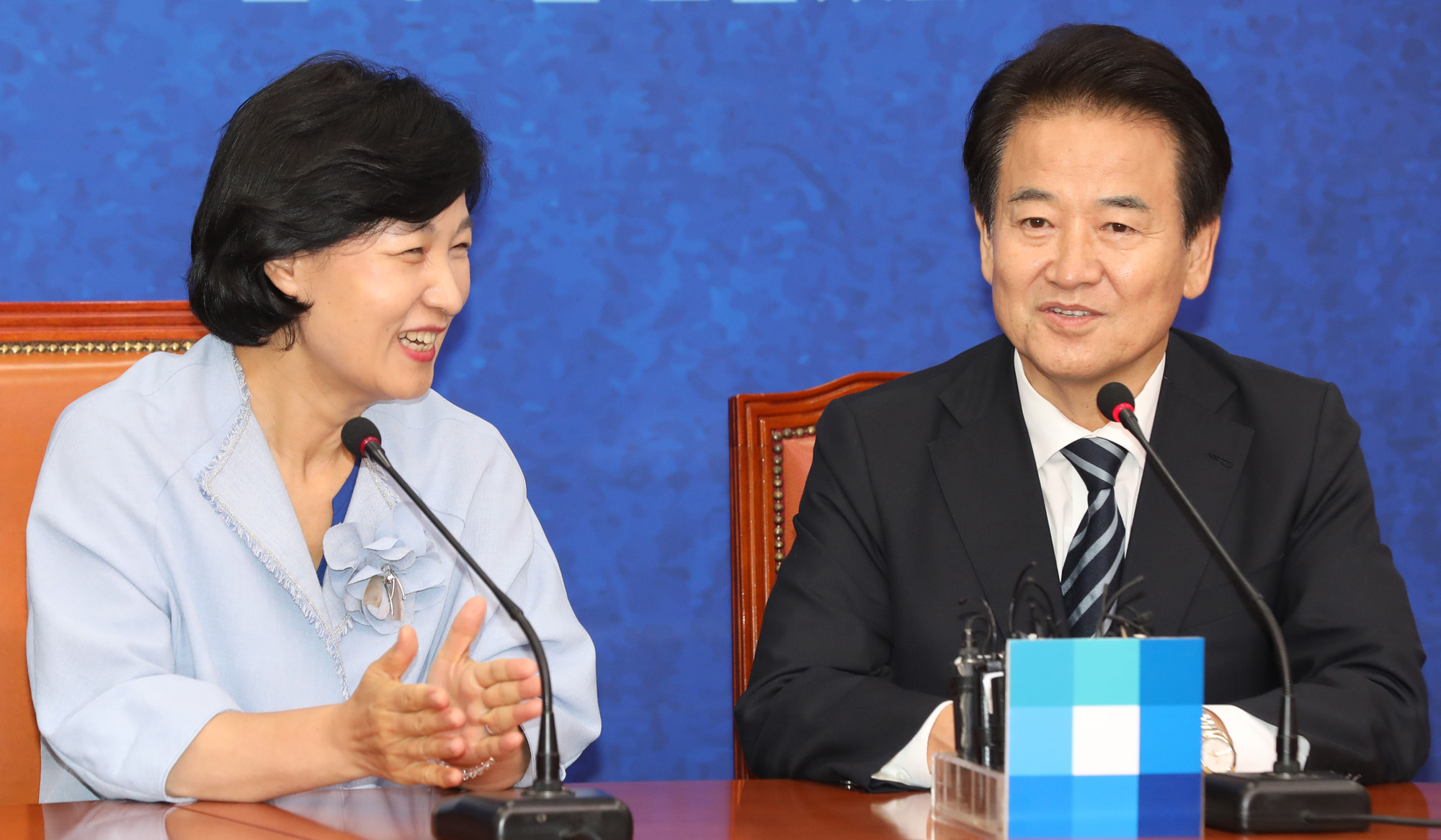 정치국회;민주평화당정동영대표;추미애대표예방