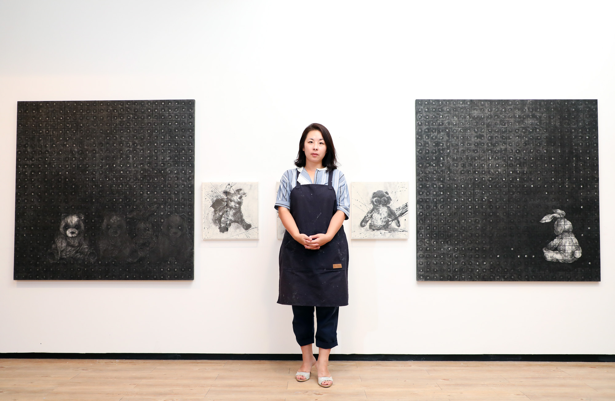 남빛;화가;아티스트;화가의방;한국미술응원;그림;한국화;동양화