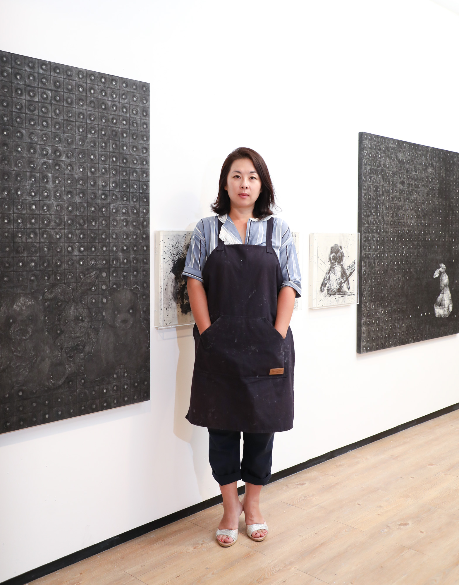 남빛;화가;아티스트;화가의방;한국미술응원;그림;한국화;동양화