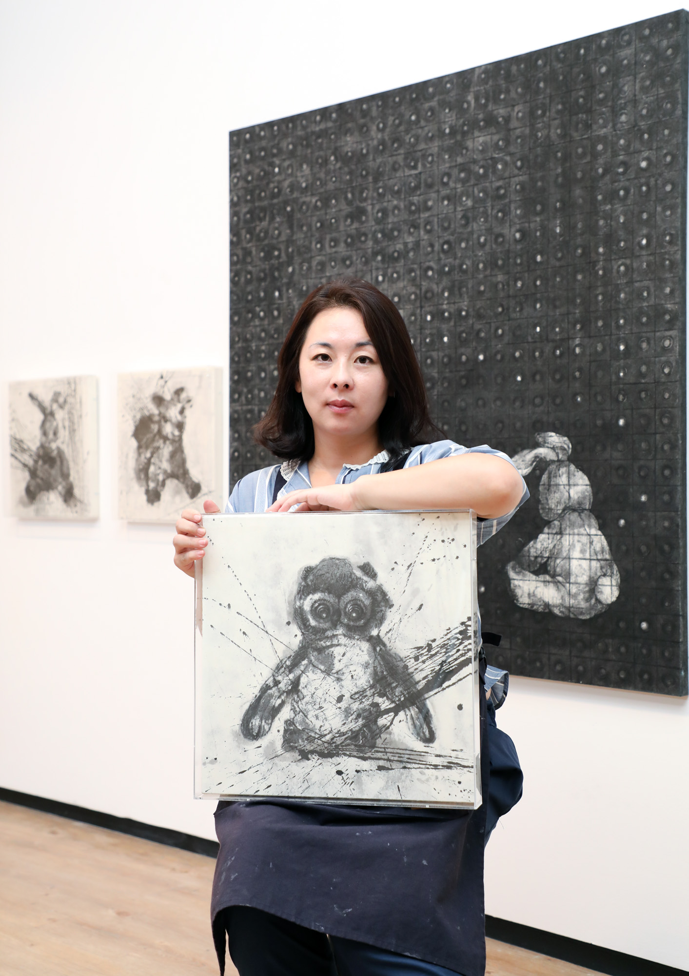 남빛;화가;아티스트;화가의방;한국미술응원;그림;한국화;동양화