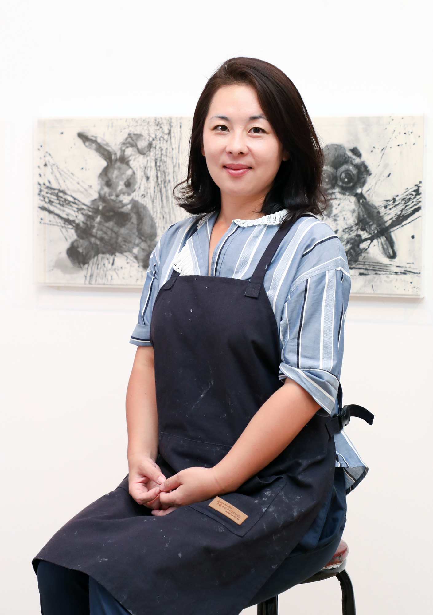 남빛;화가;아티스트;화가의방;한국미술응원;그림;한국화;동양화