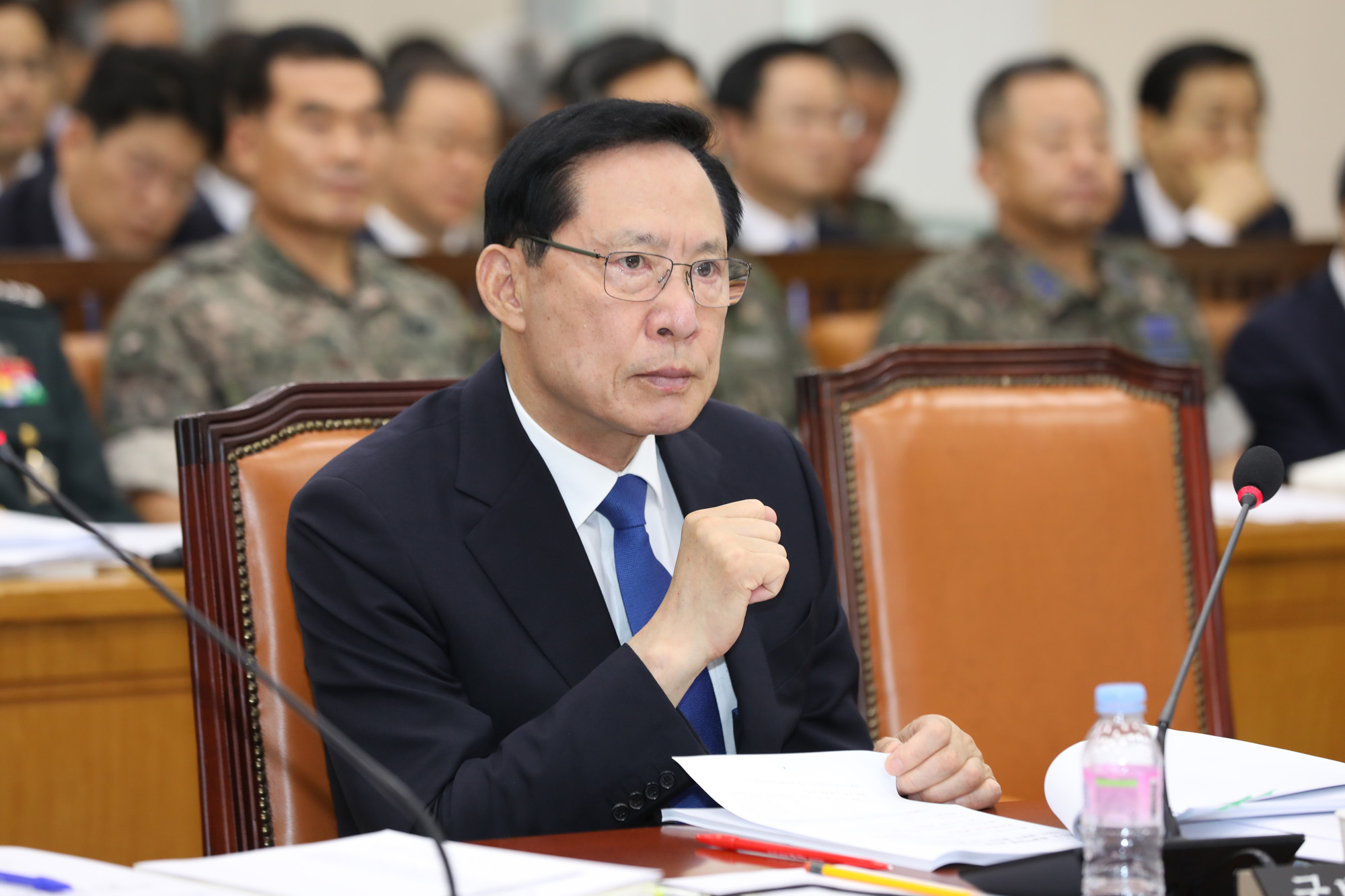 정치국회;국방위원회;송영무장관;국방부장관