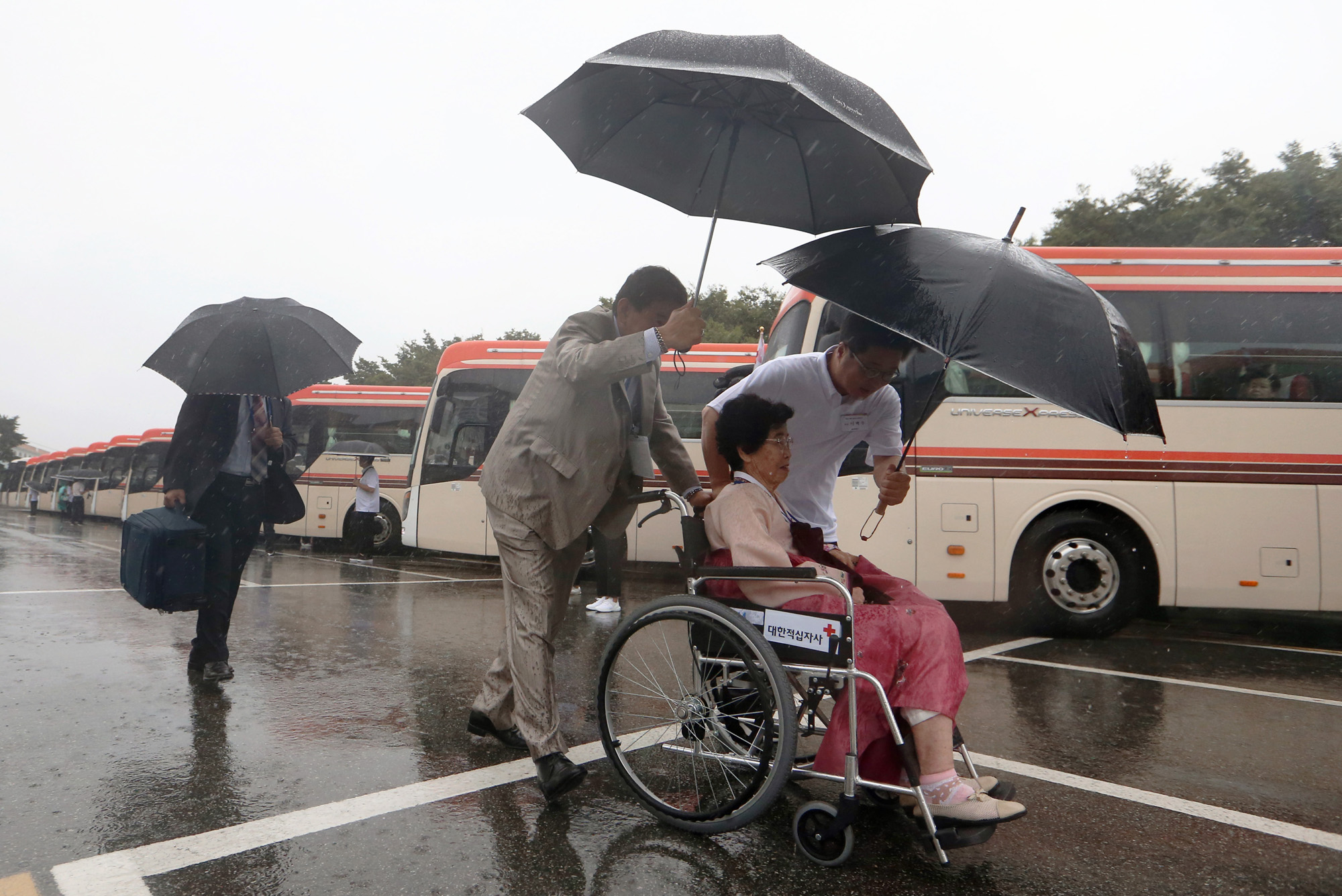 북한;남북;이산가족;상봉;금강산;이산가족상봉;속초;버스