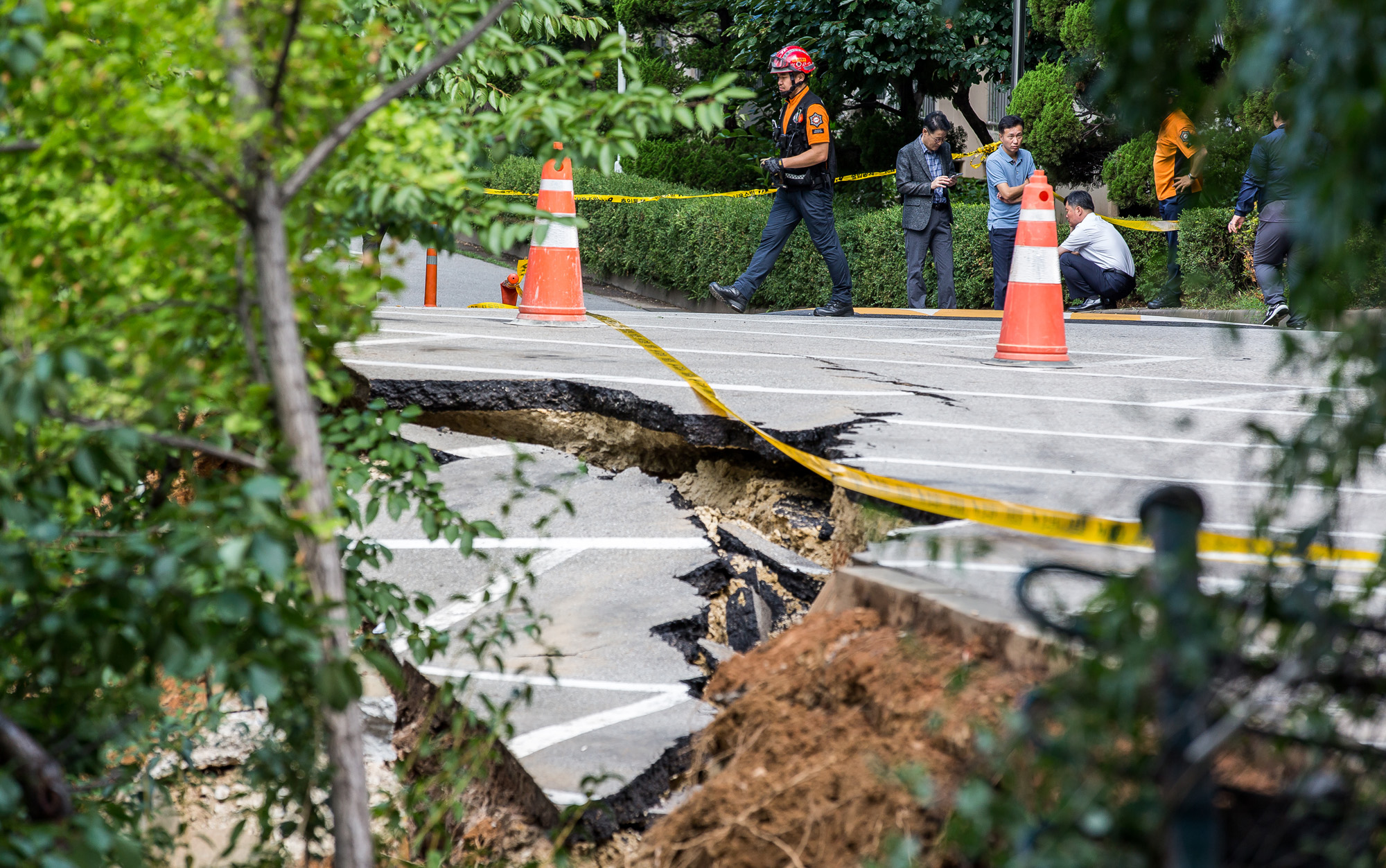 사회;사건사고;자연재해;싱크홀;땅꺼짐;금천구싱크홀;가산동싱크홀;공사현장땅꺼짐