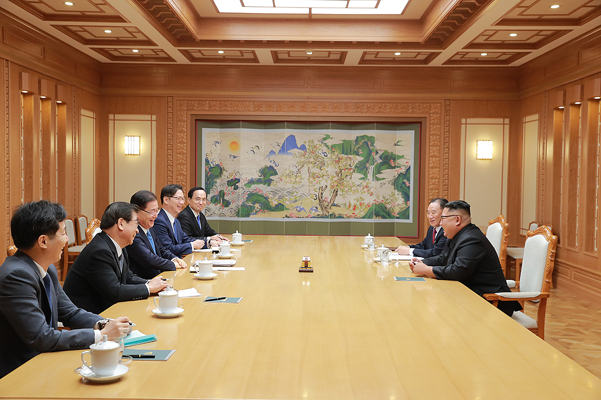 방북특사;김정은;특사김정은