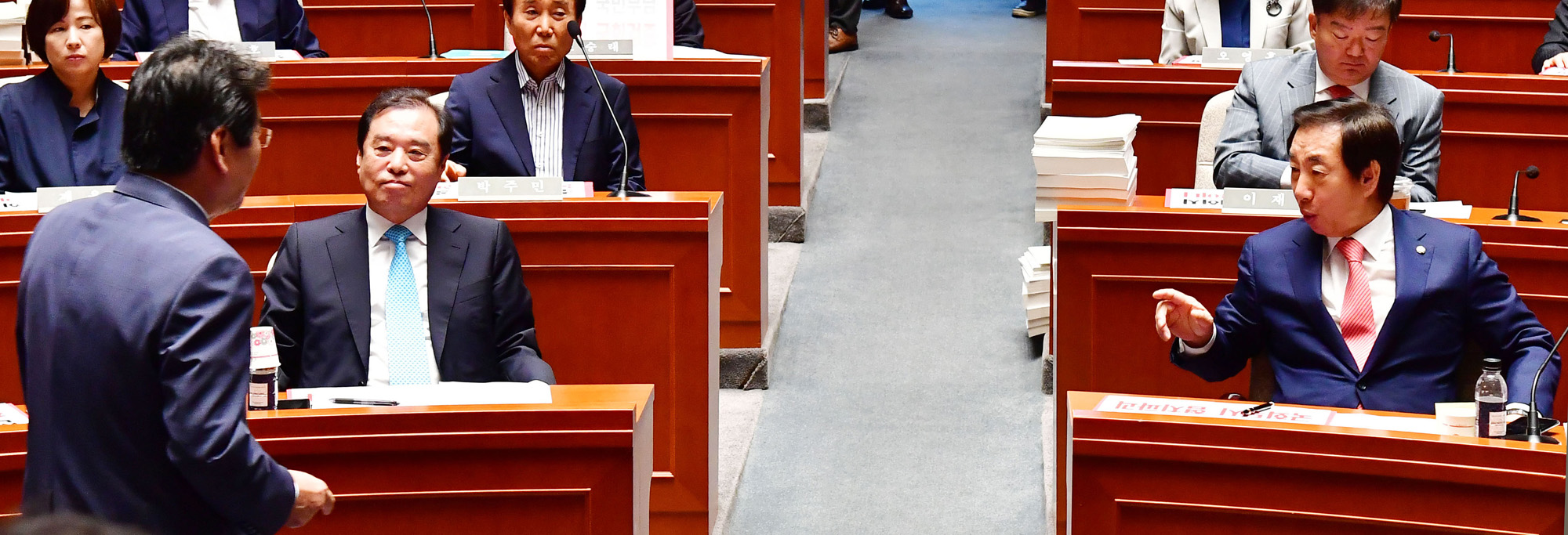 정치국회;자유한국당;비상대책위원회;비준동의규탄