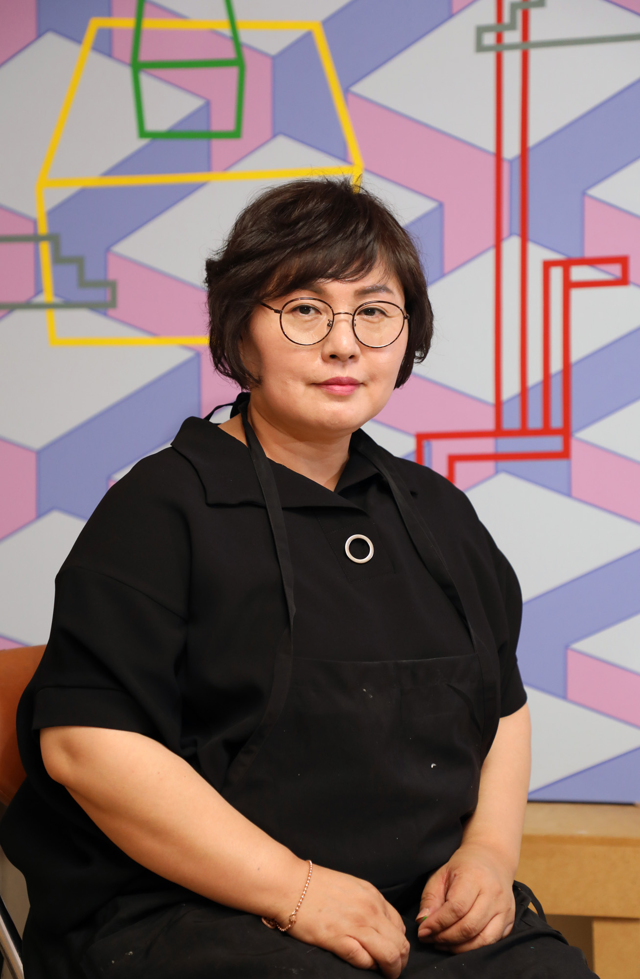 한경자;한경자화가;아티스트;작가;한국미술응원;화가의방