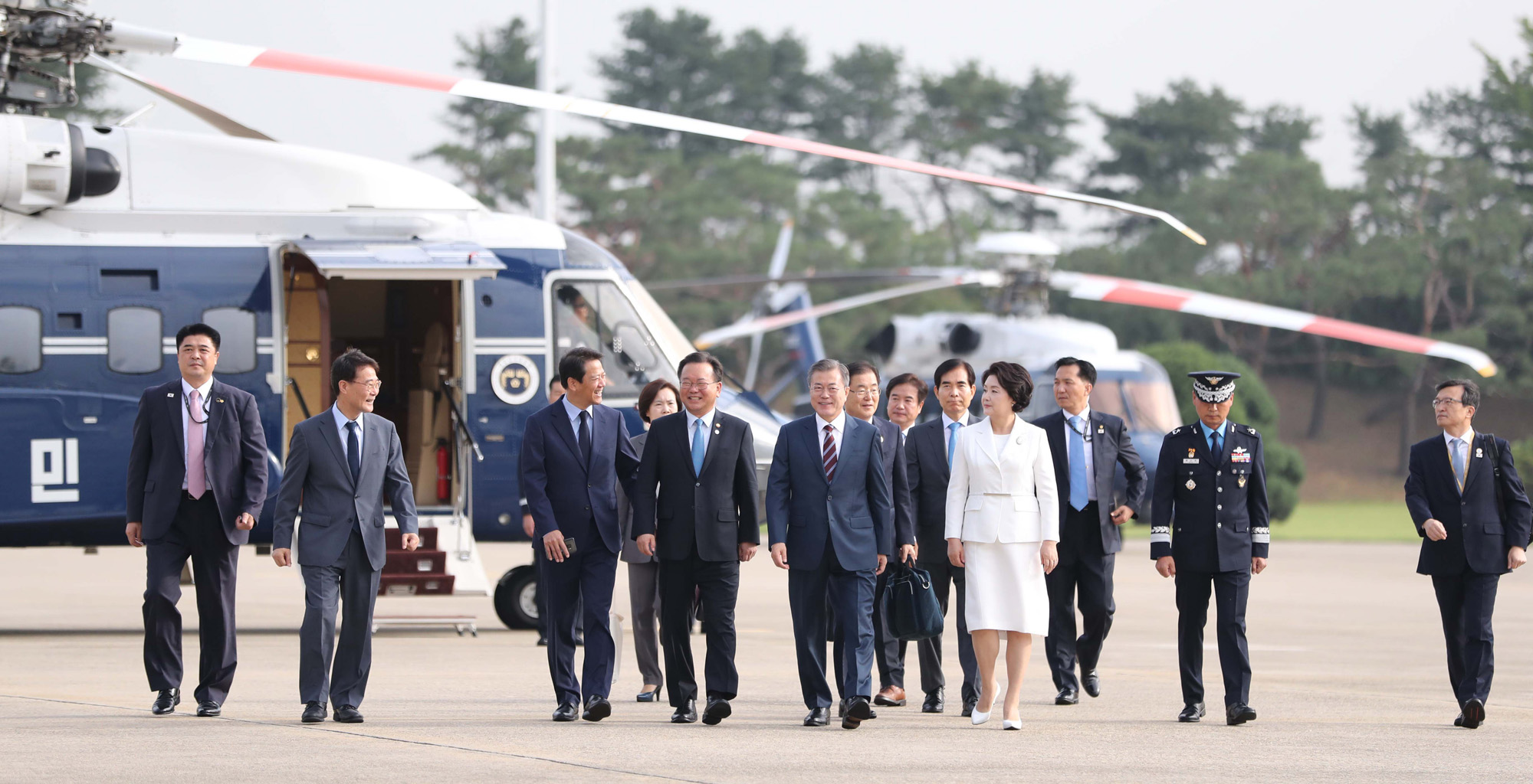 남북정상회담;평양;공항;환송;서울공항;특별수행단