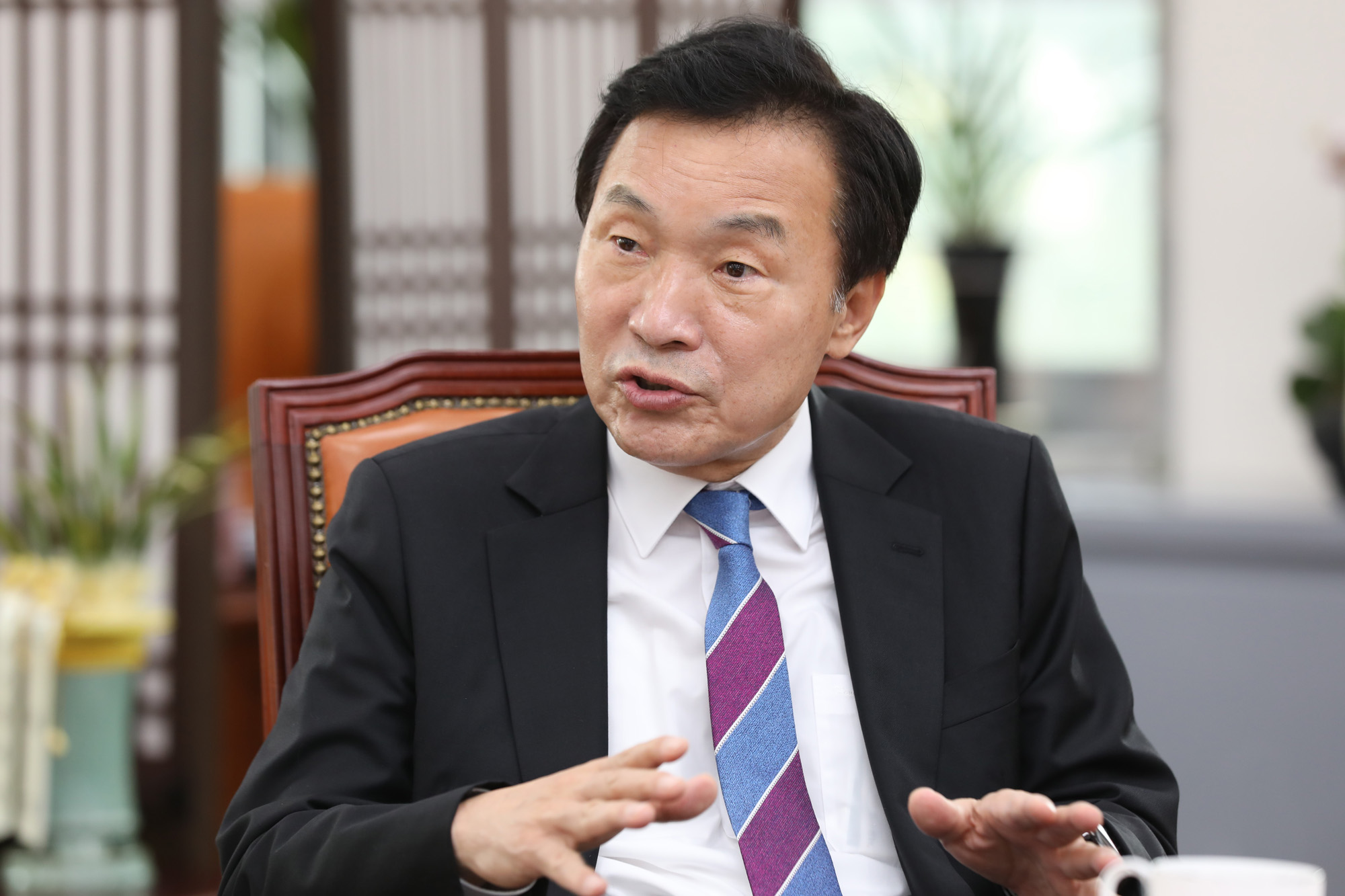 정치국회;손학규;바른미래당대표;인터뷰