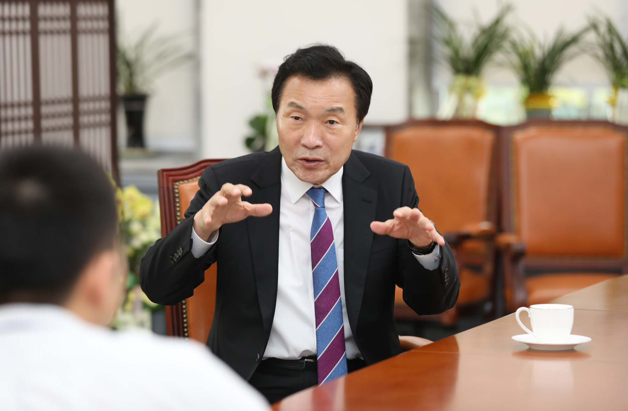 정치국회;손학규;바른미래당대표;인터뷰