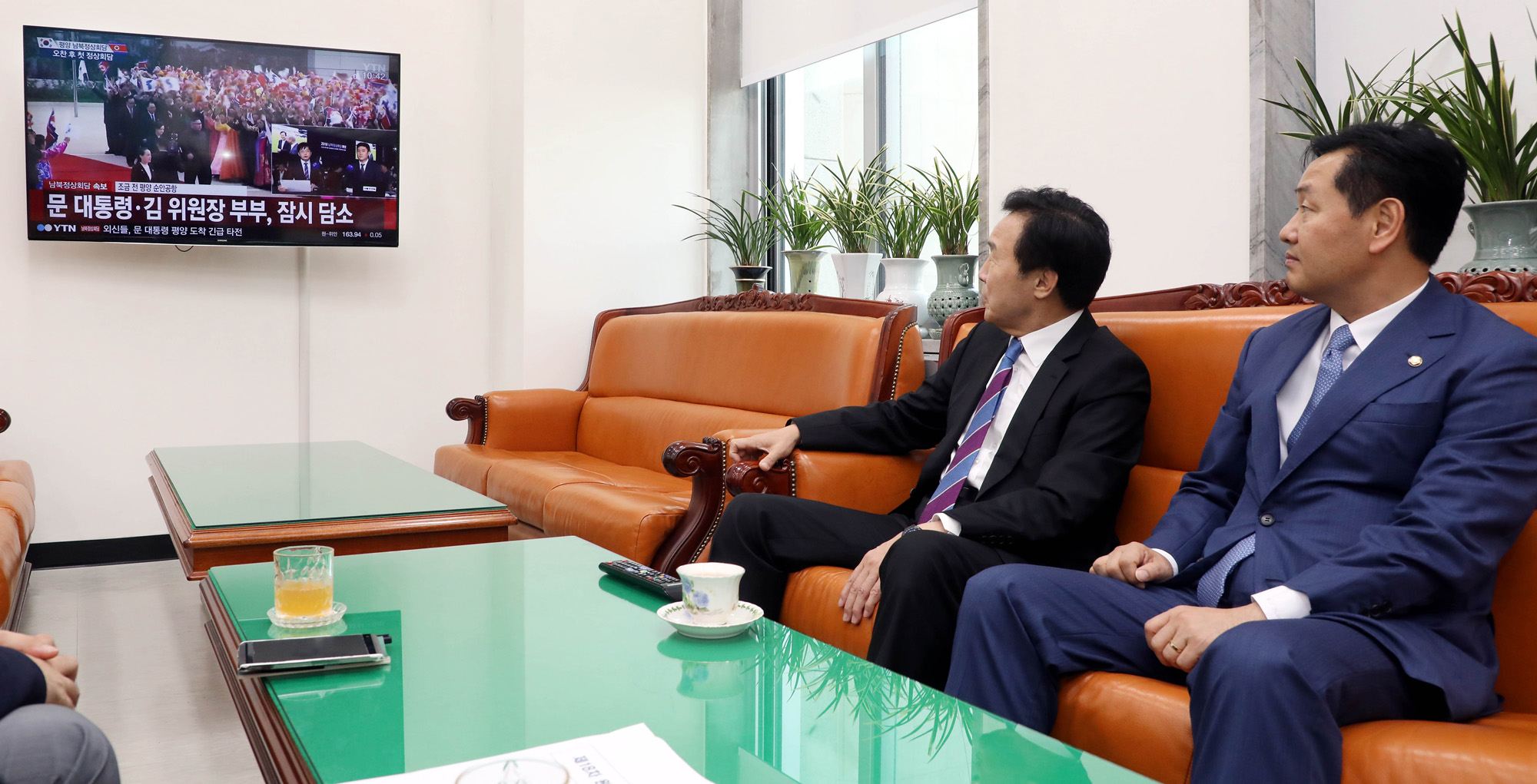 정치국회;손학규대표;남북정상회담