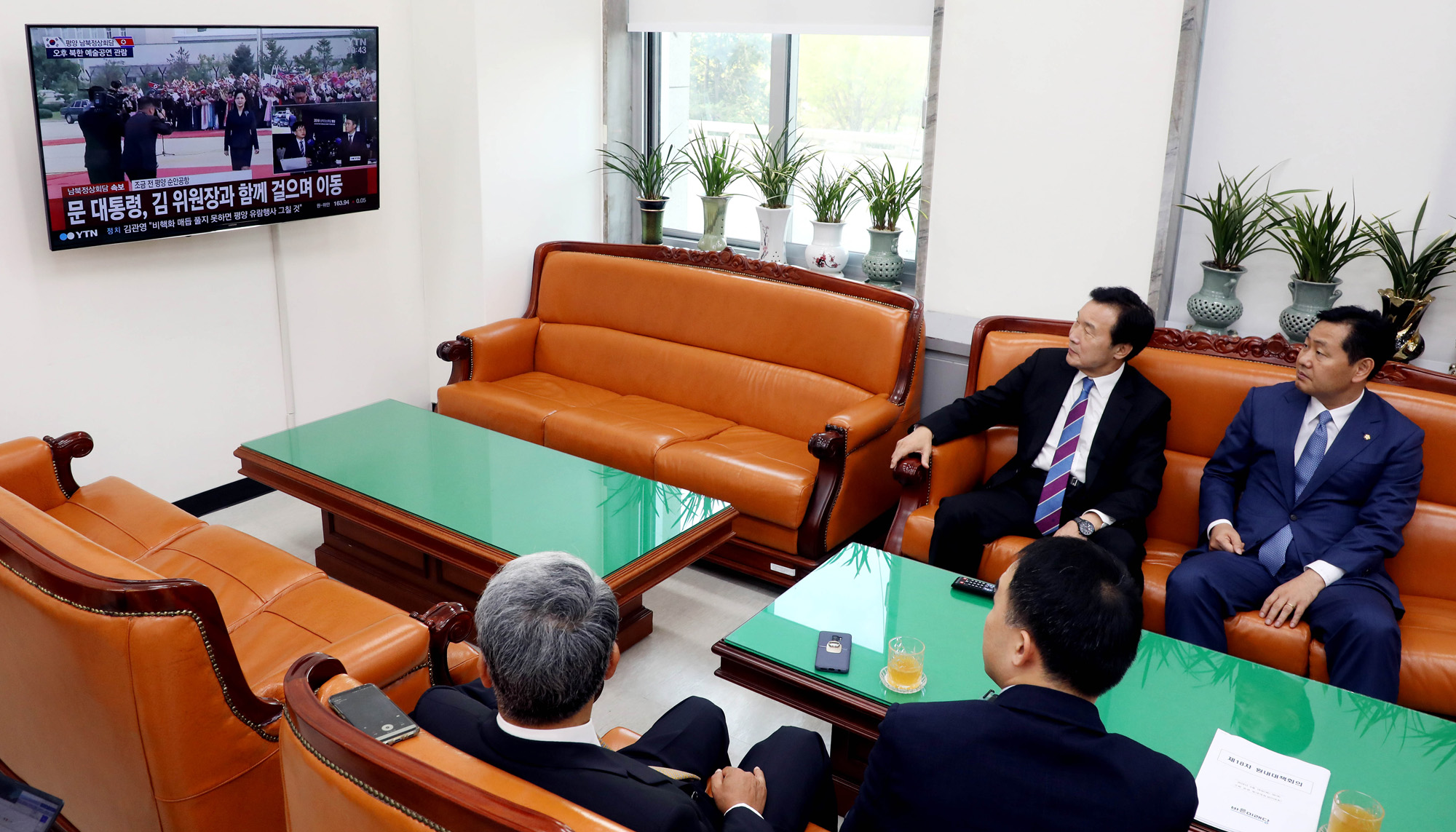 정치국회;손학규대표;남북정상회담