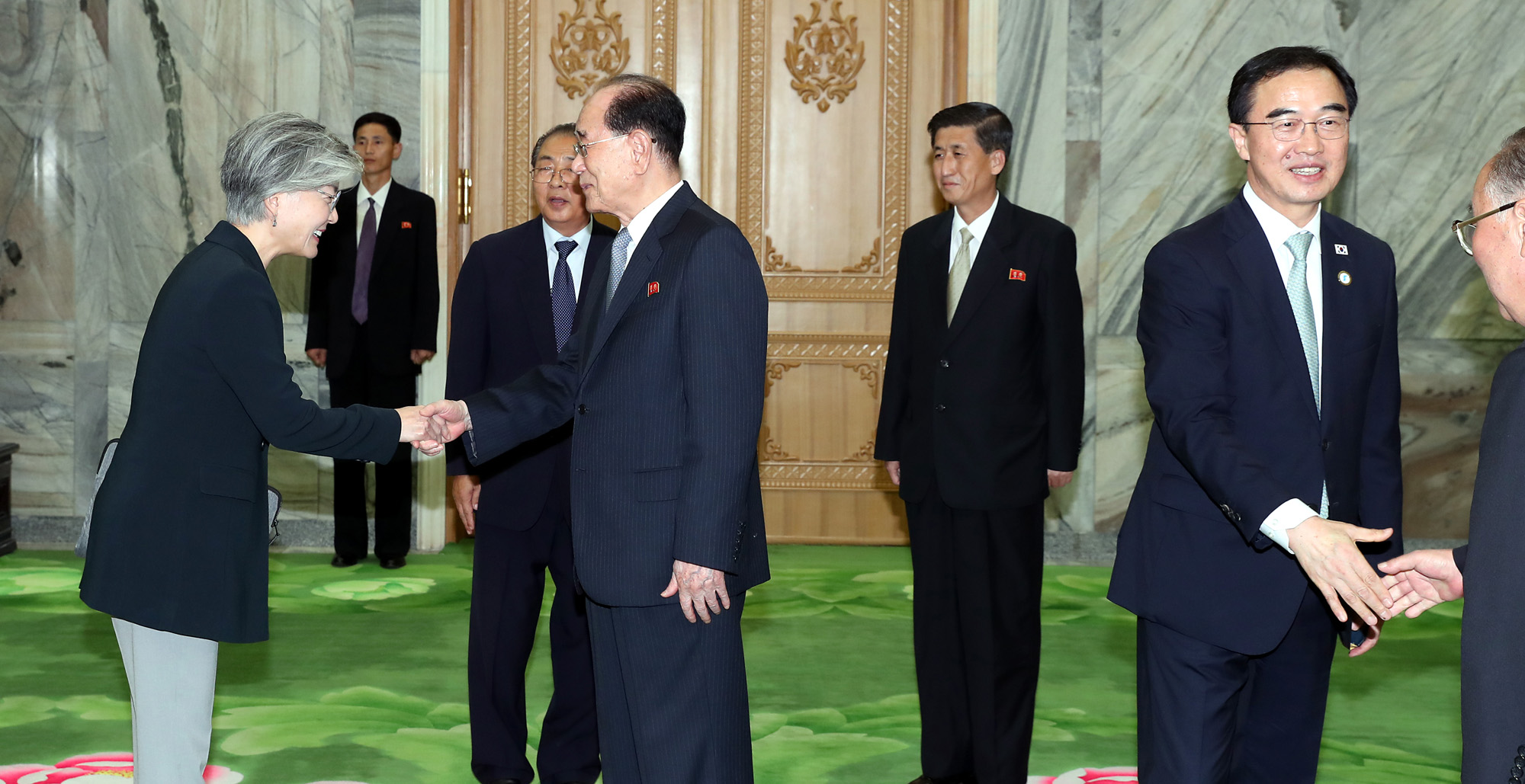 남북정상회담;평양;순안공항;김정은;문재인;3차남북정상회담