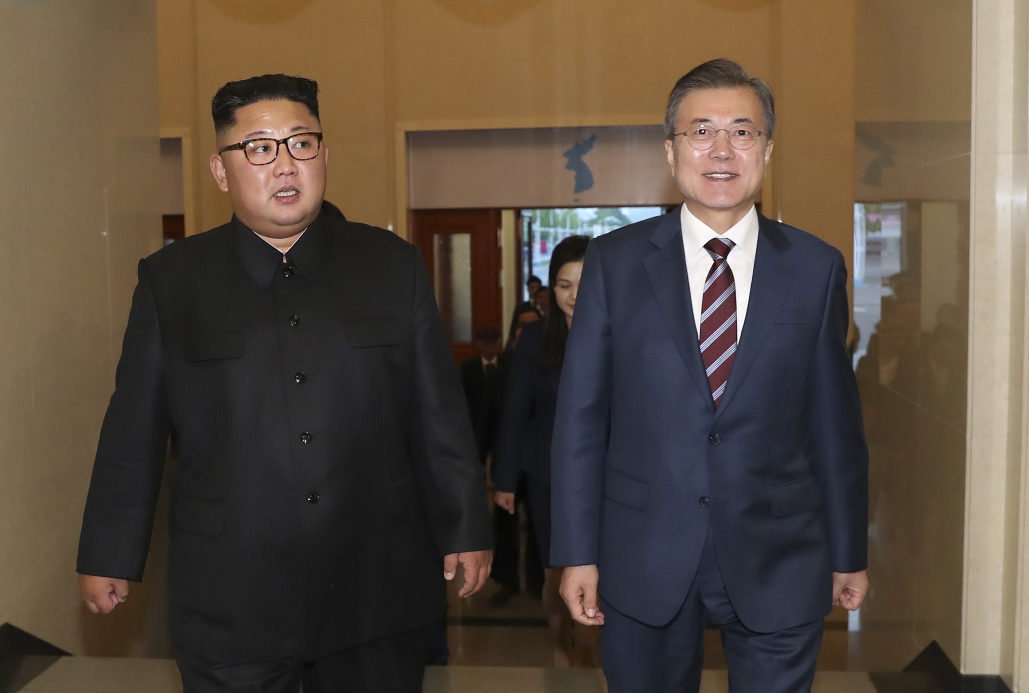 남북정상회담;평양;순안공항;김정은;문재인;3차남북정상회담