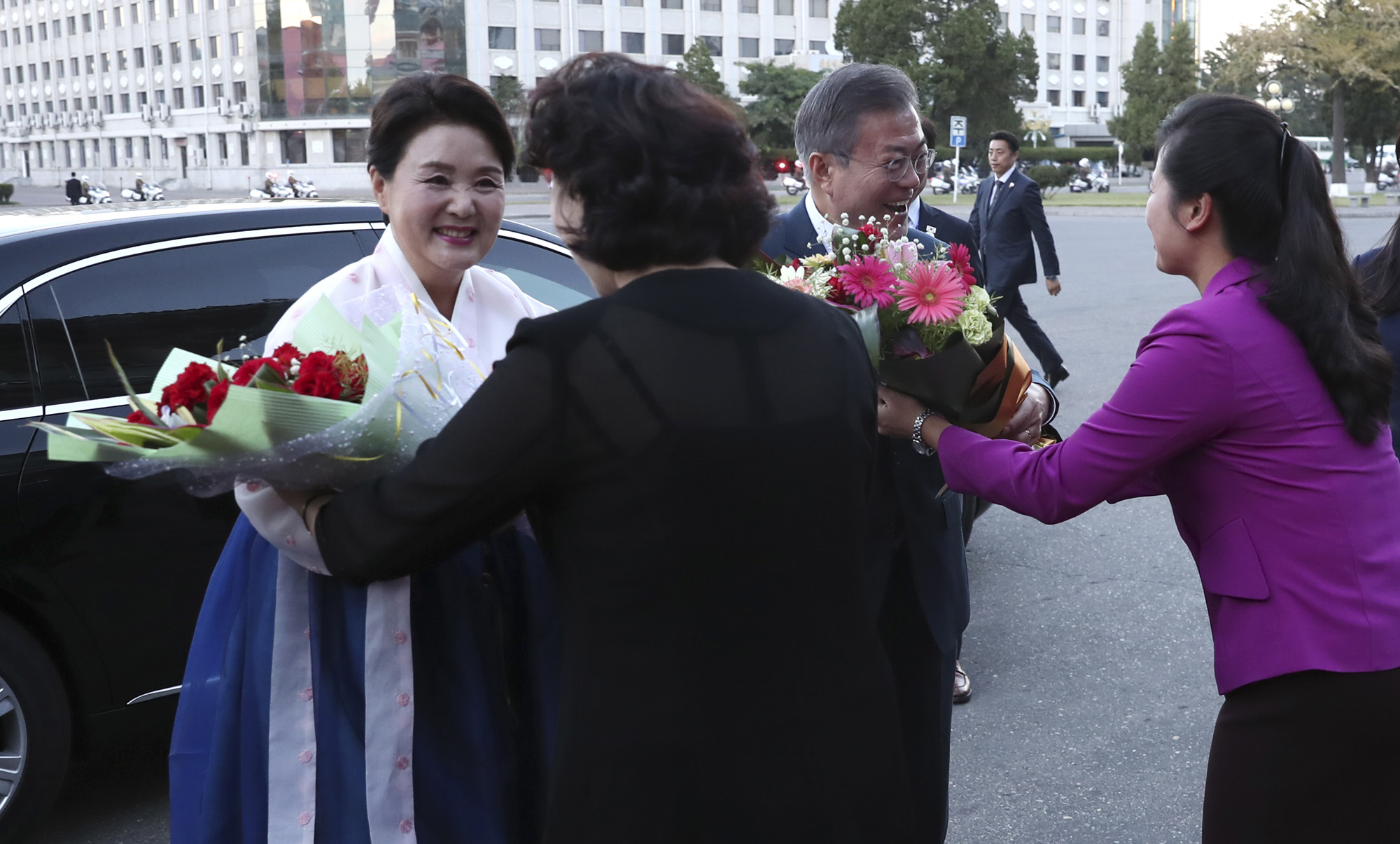 남북정상회담;평양;순안공항;김정은;문재인;3차남북정상회담