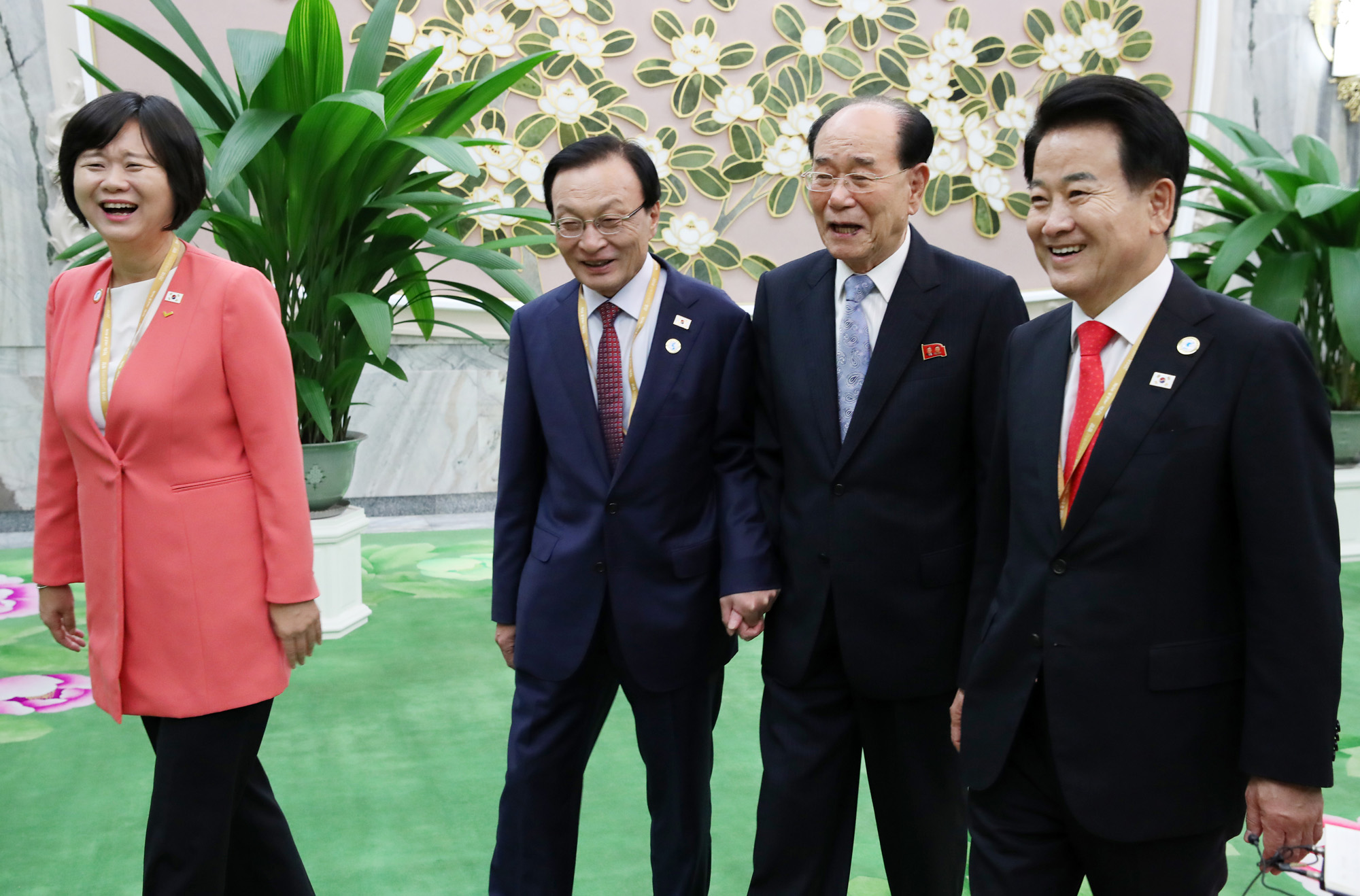 남북정상회담;북한;평양;여야3당대표;김영남;최고인민회의