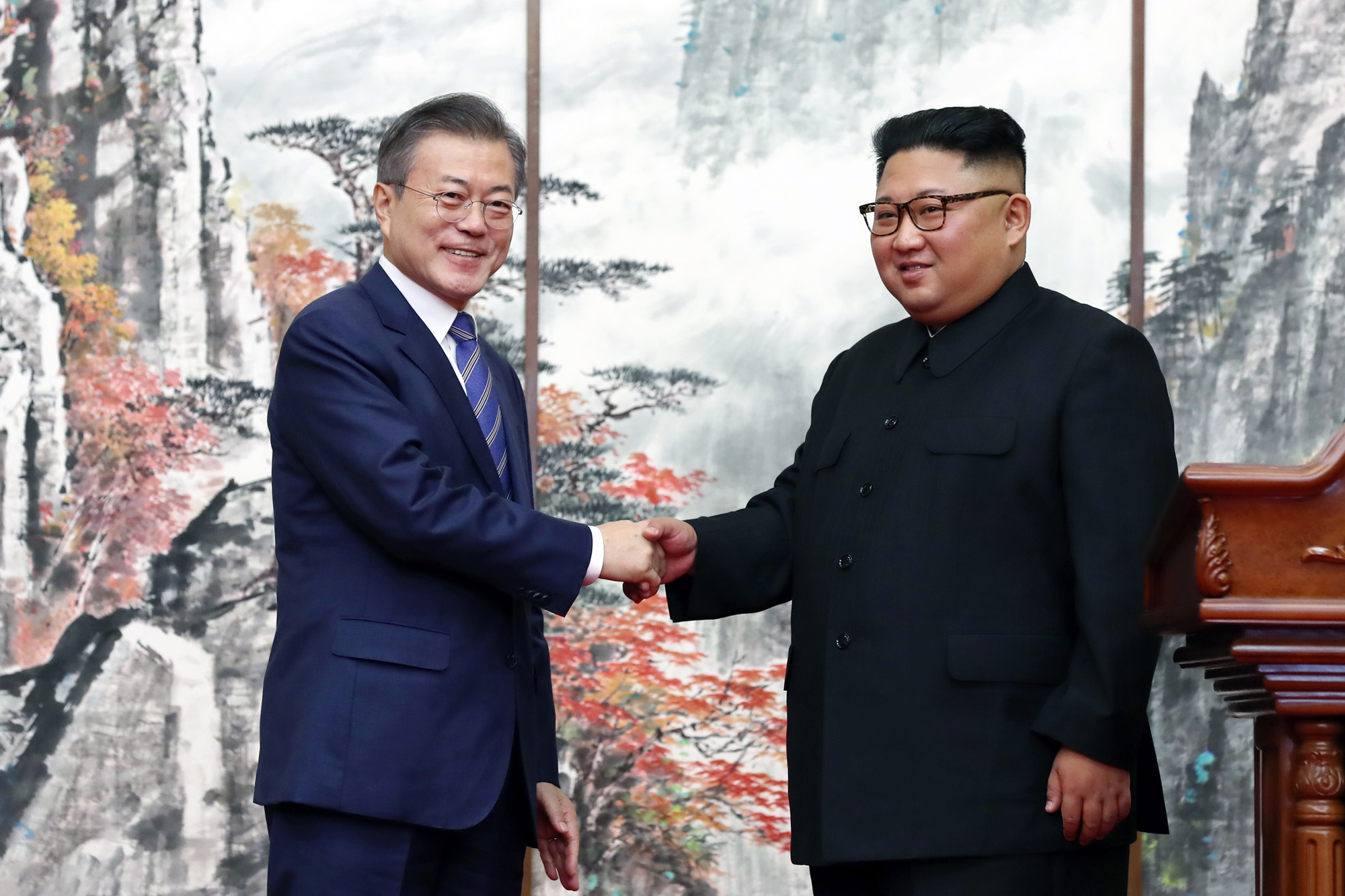 남북정상회담;평양;순안공항;김정은;문재인;3차남북정상회담