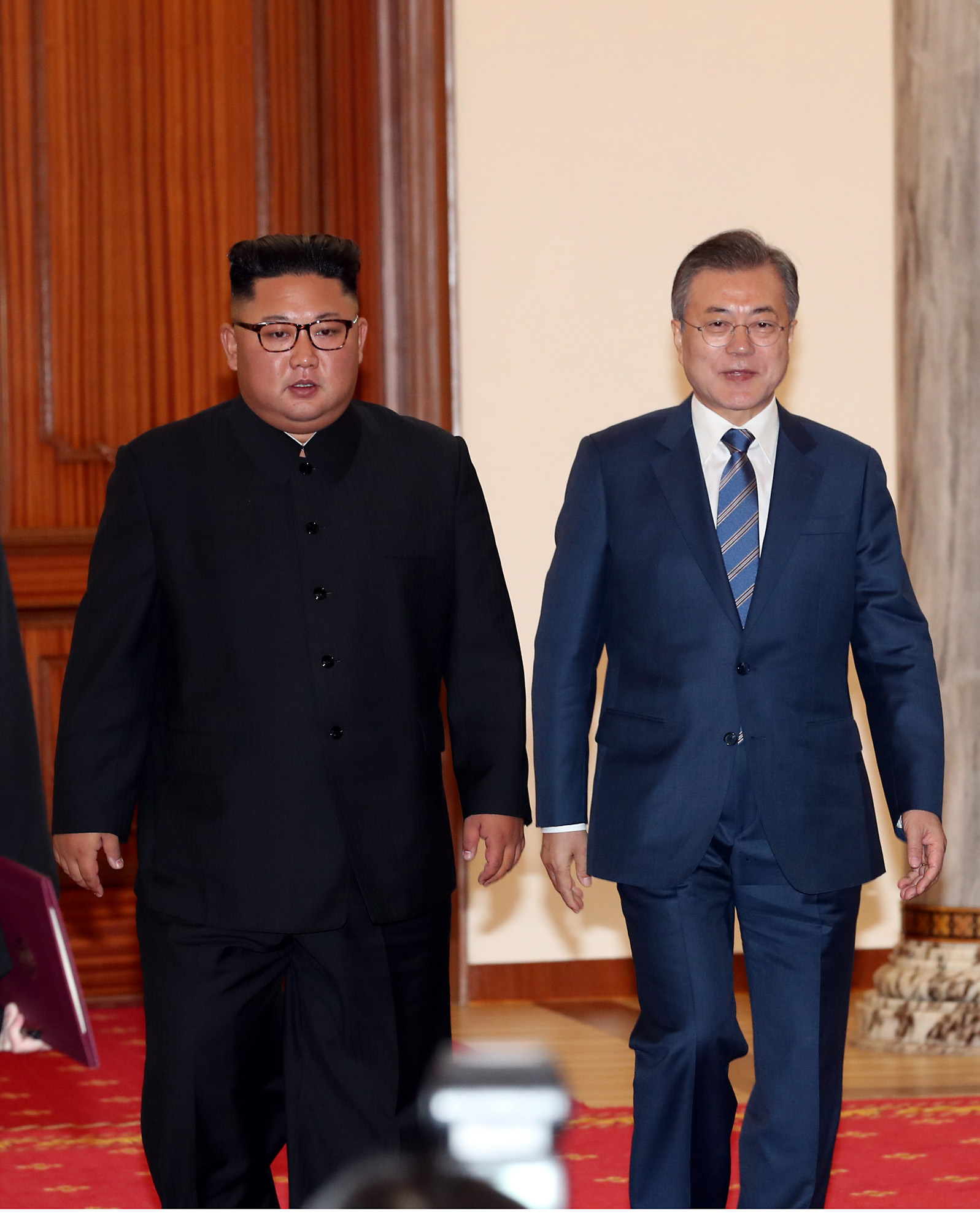 남북정상회담;평양;순안공항;김정은;문재인;3차남북정상회담