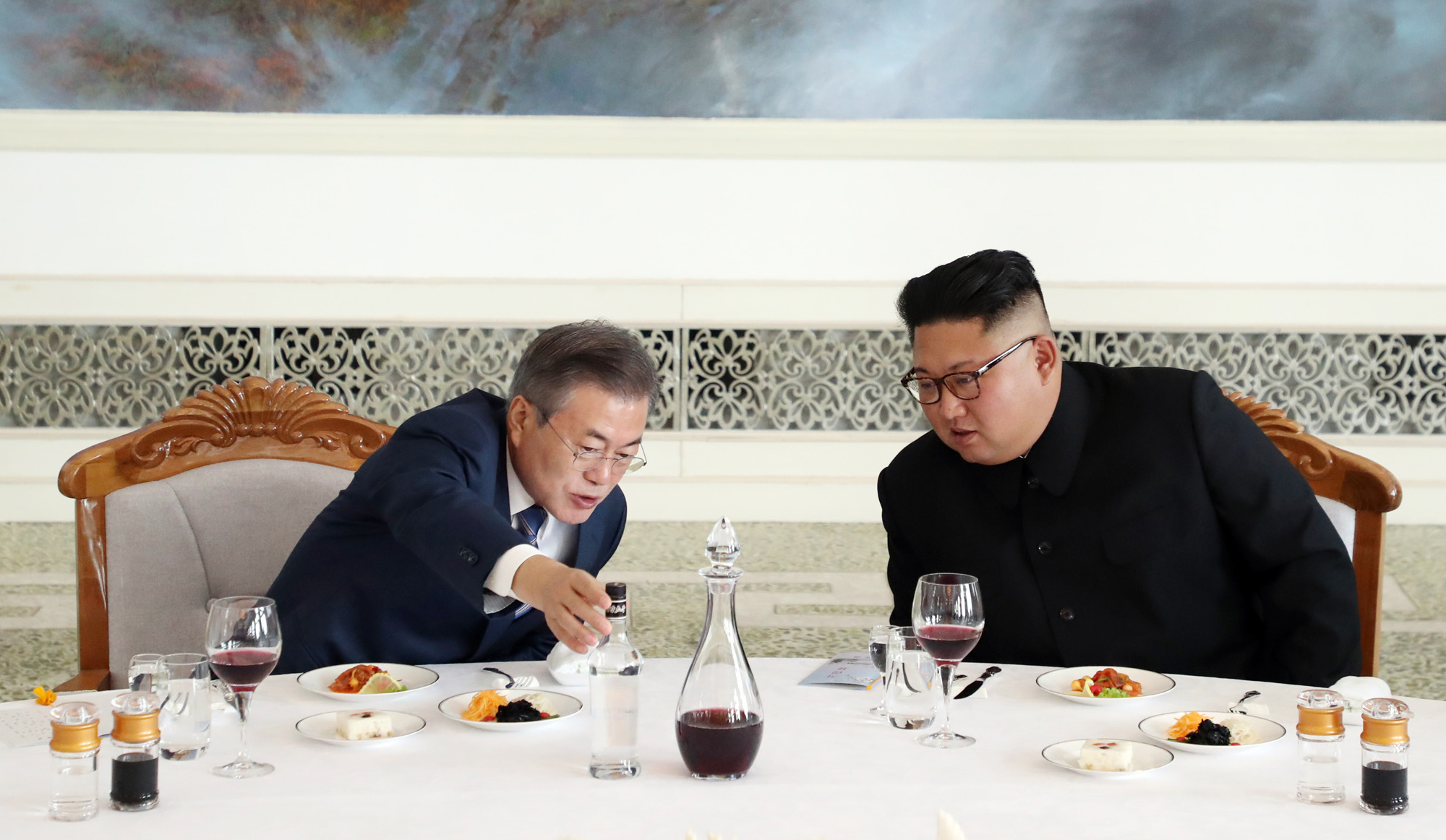 남북정상회담;평양;순안공항;김정은;문재인;3차남북정상회담