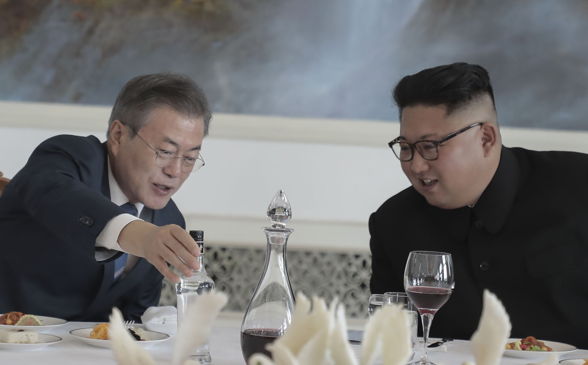 남북정상회담;평양;순안공항;김정은;문재인;3차남북정상회담