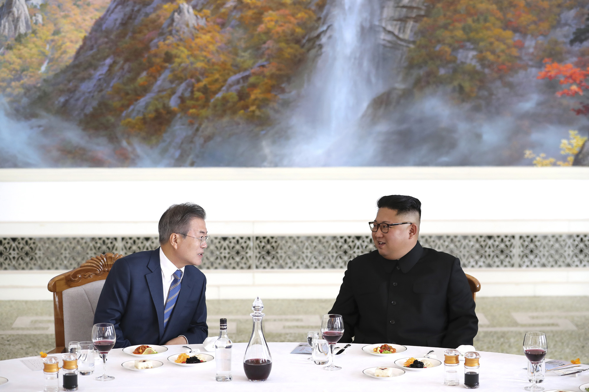 남북정상회담;평양;순안공항;김정은;문재인;3차남북정상회담