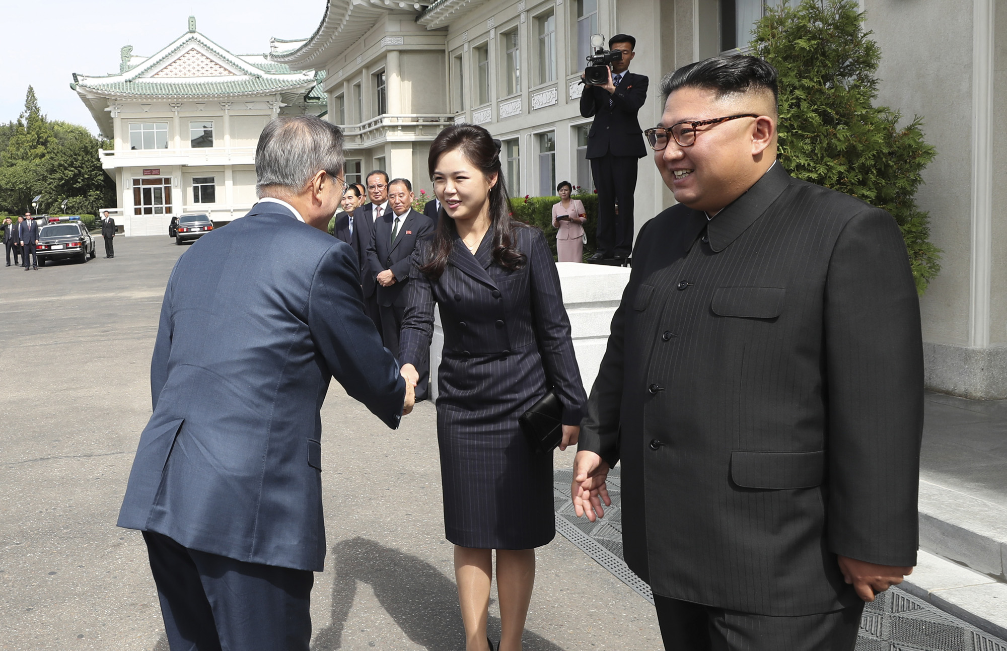 남북정상회담;평양;순안공항;김정은;문재인;3차남북정상회담