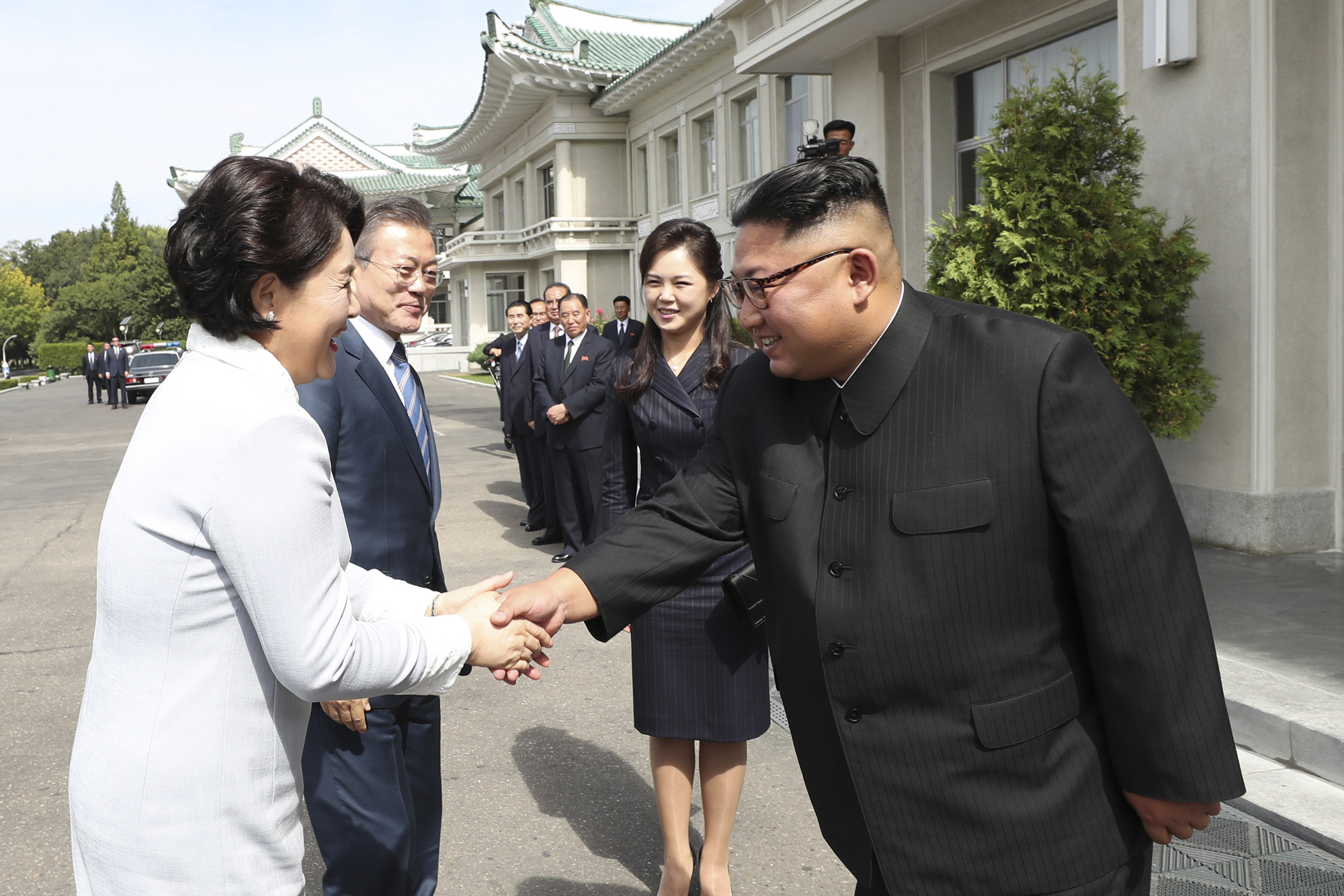 남북정상회담;평양;순안공항;김정은;문재인;3차남북정상회담