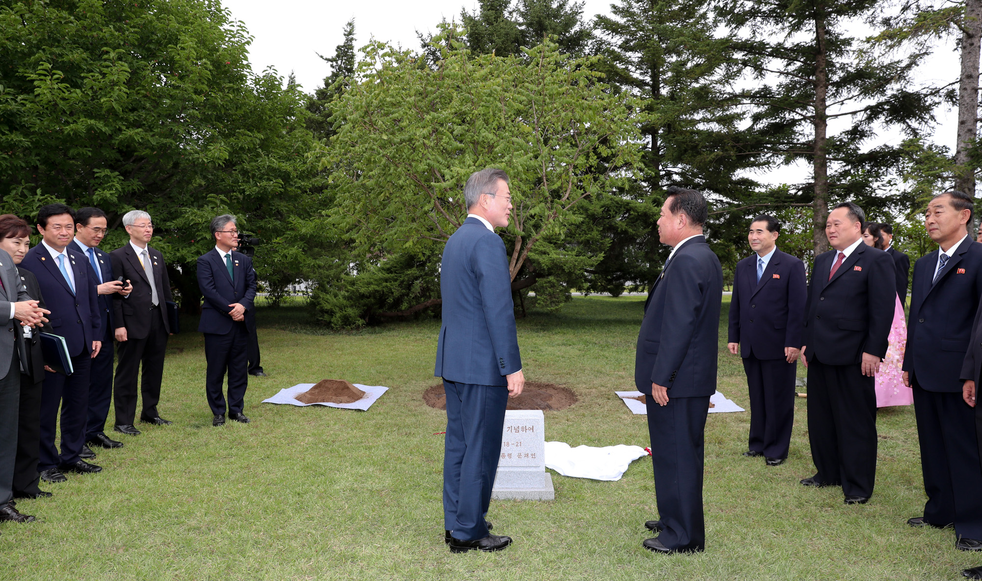 남북정상회담;평양;순안공항;김정은;문재인;3차남북정상회담