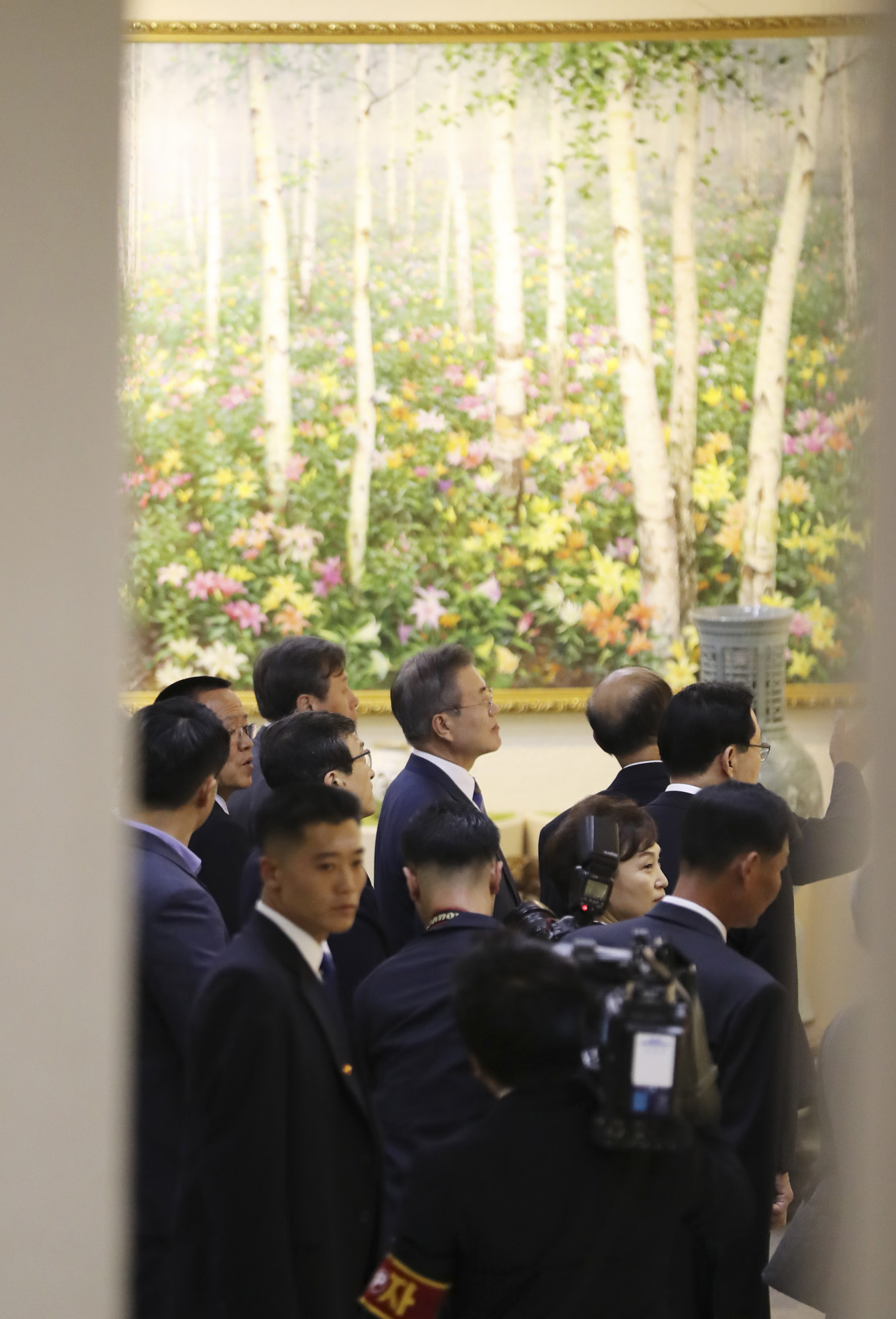 남북정상회담;평양;순안공항;김정은;문재인;3차남북정상회담
