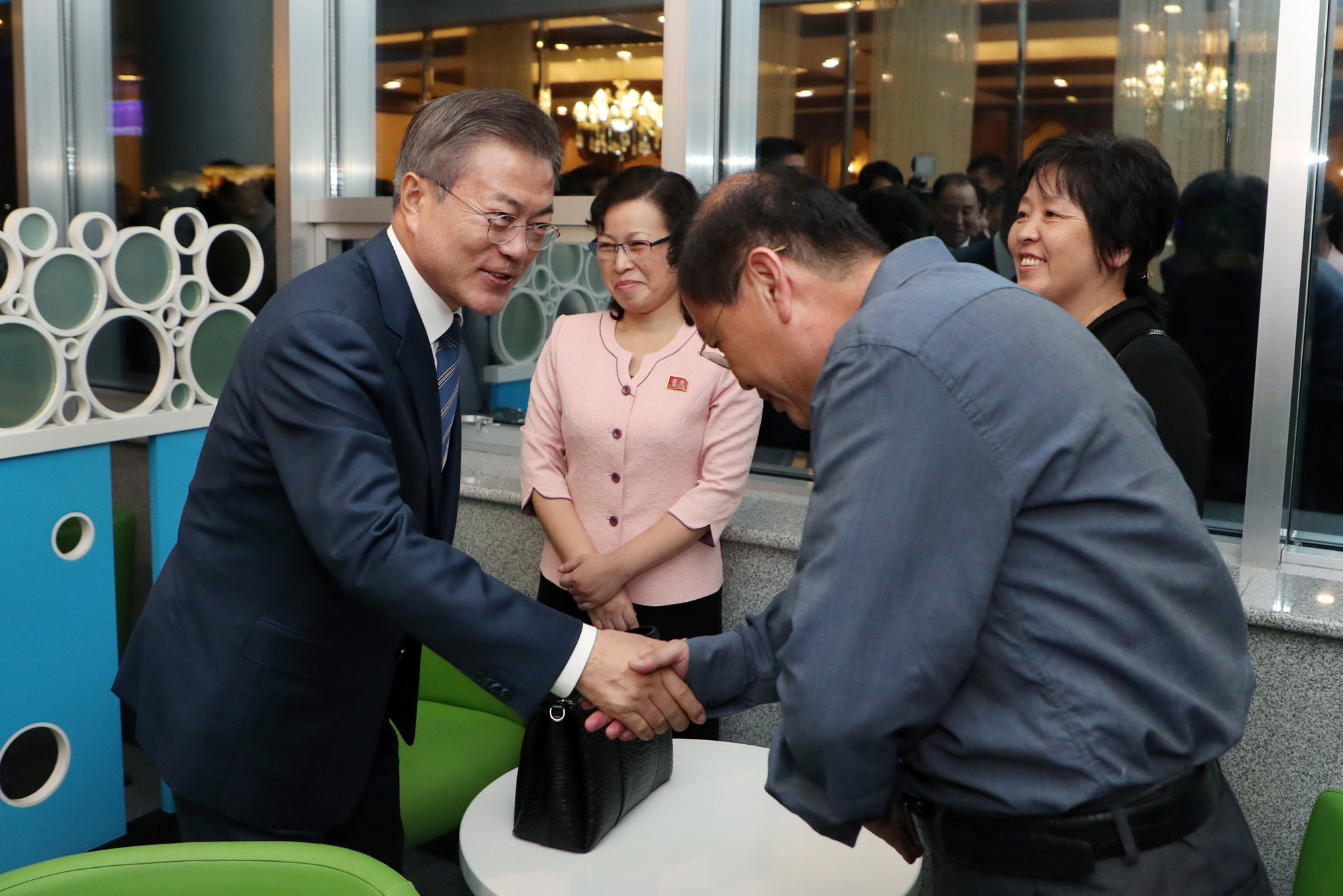 남북정상회담;평양;순안공항;김정은;문재인;3차남북정상회담