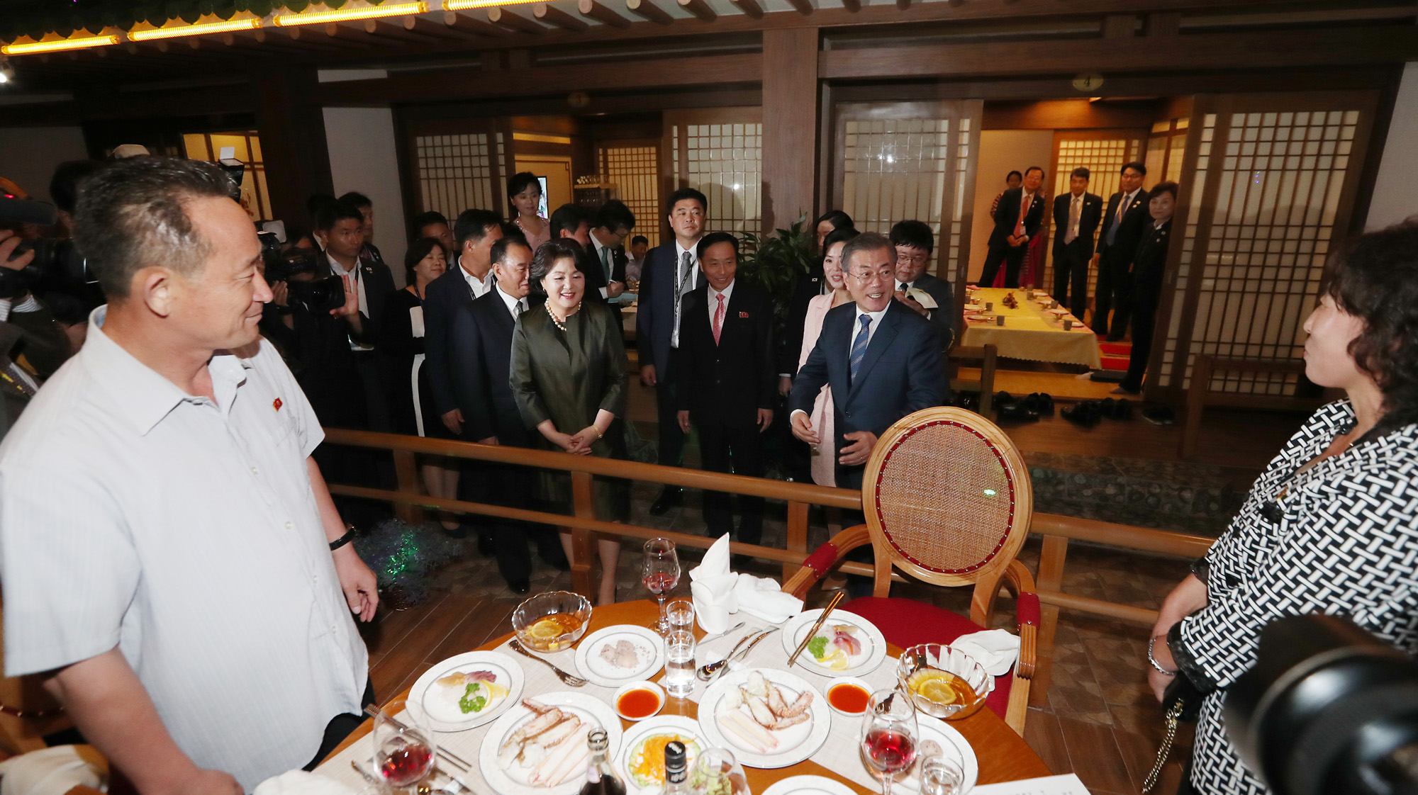 남북정상회담;평양;순안공항;김정은;문재인;3차남북정상회담
