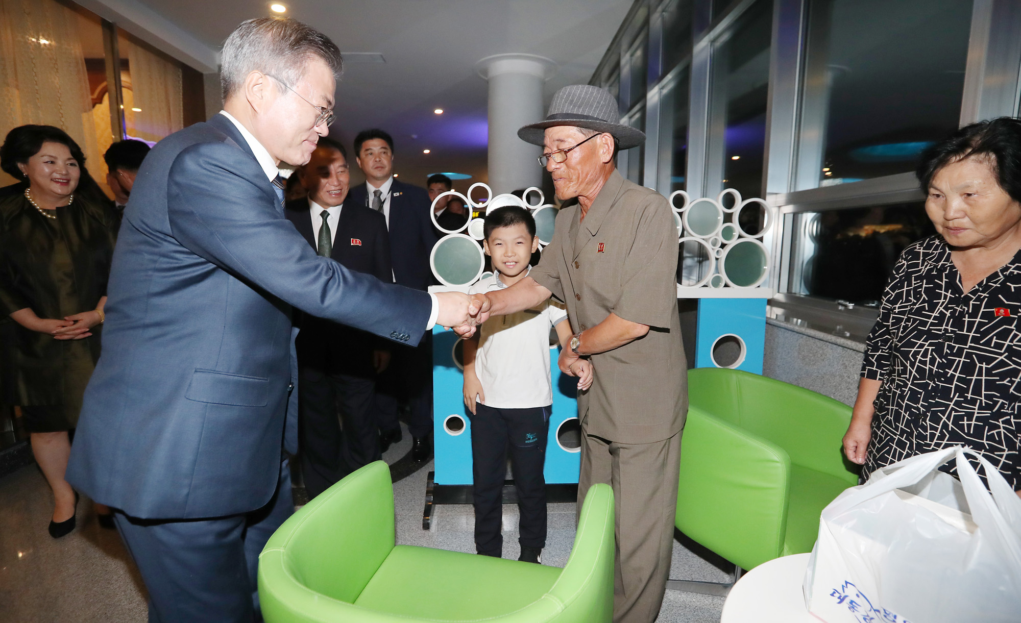 남북정상회담;평양;순안공항;김정은;문재인;3차남북정상회담