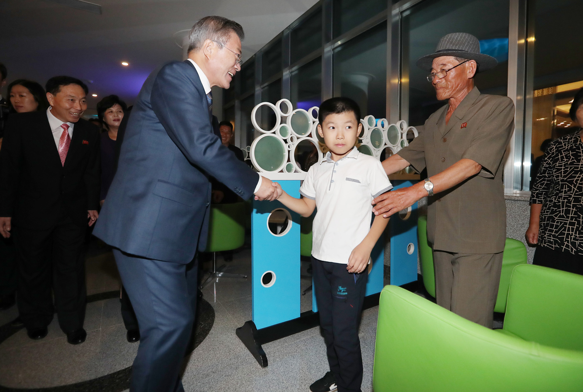 남북정상회담;평양;순안공항;김정은;문재인;3차남북정상회담