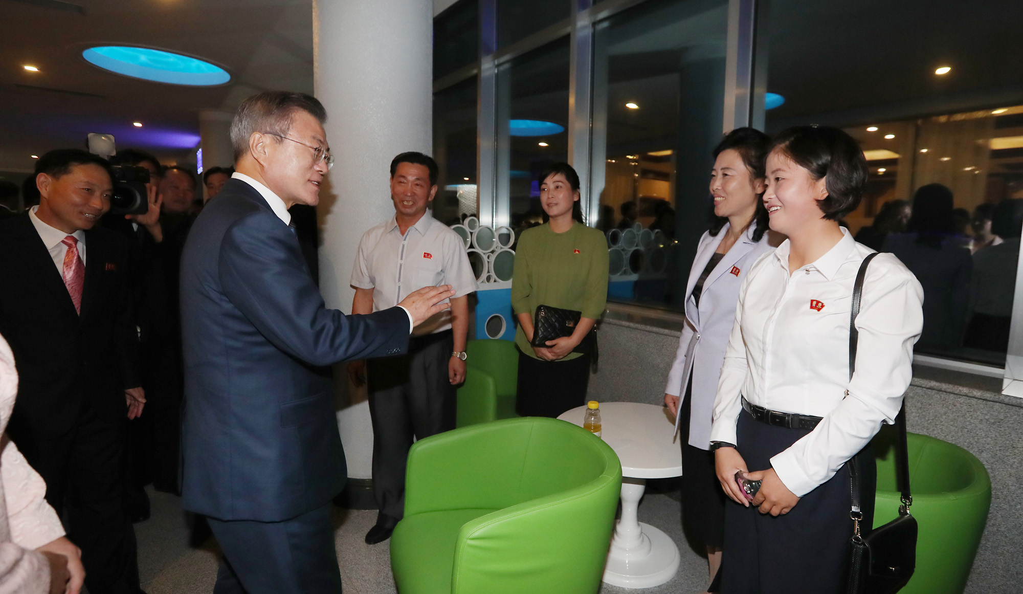남북정상회담;평양;순안공항;김정은;문재인;3차남북정상회담