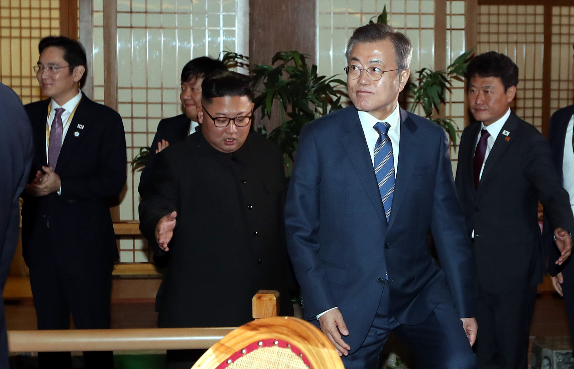 남북정상회담;평양;순안공항;김정은;문재인;3차남북정상회담