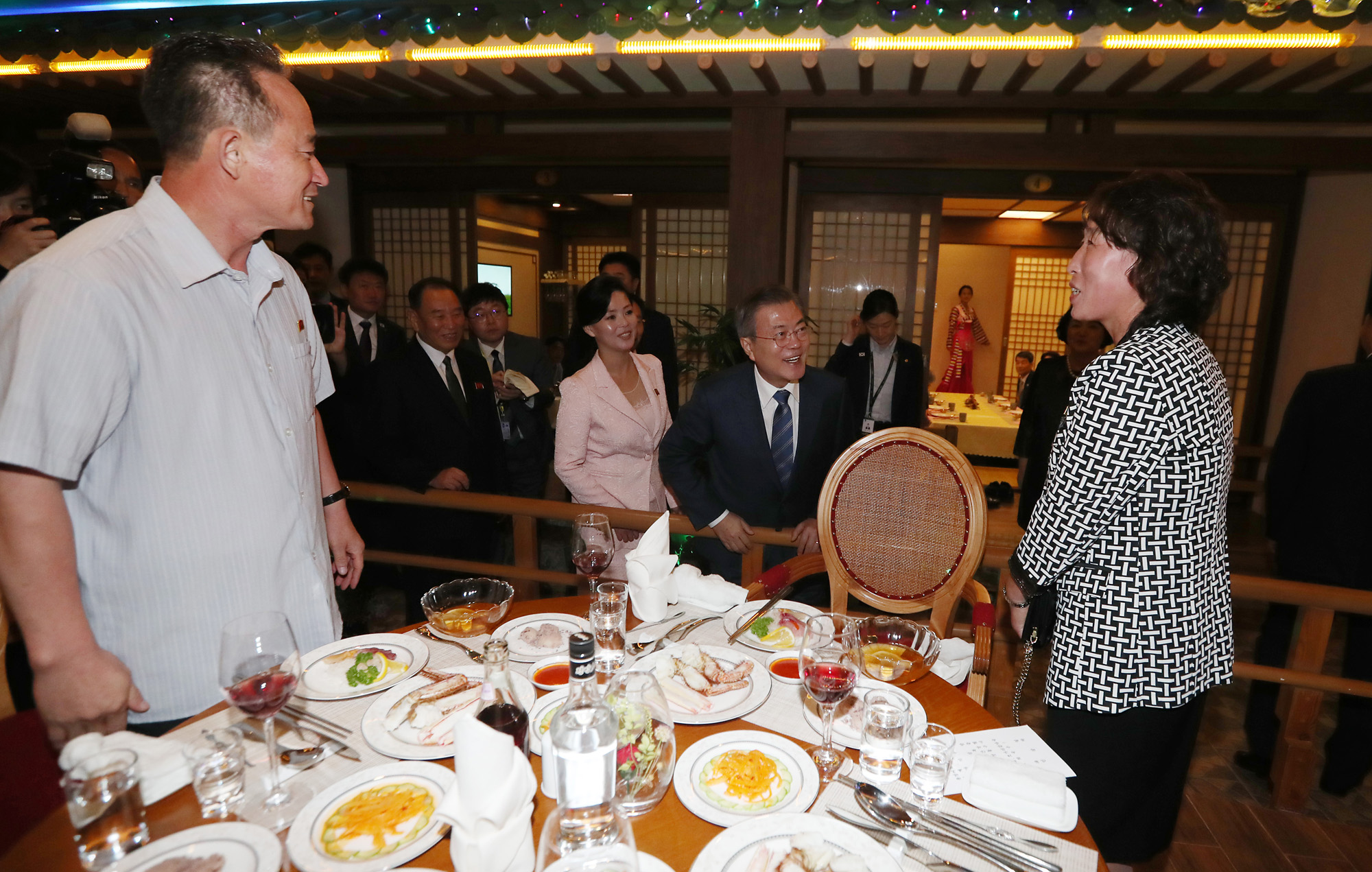 남북정상회담;평양;순안공항;김정은;문재인;3차남북정상회담