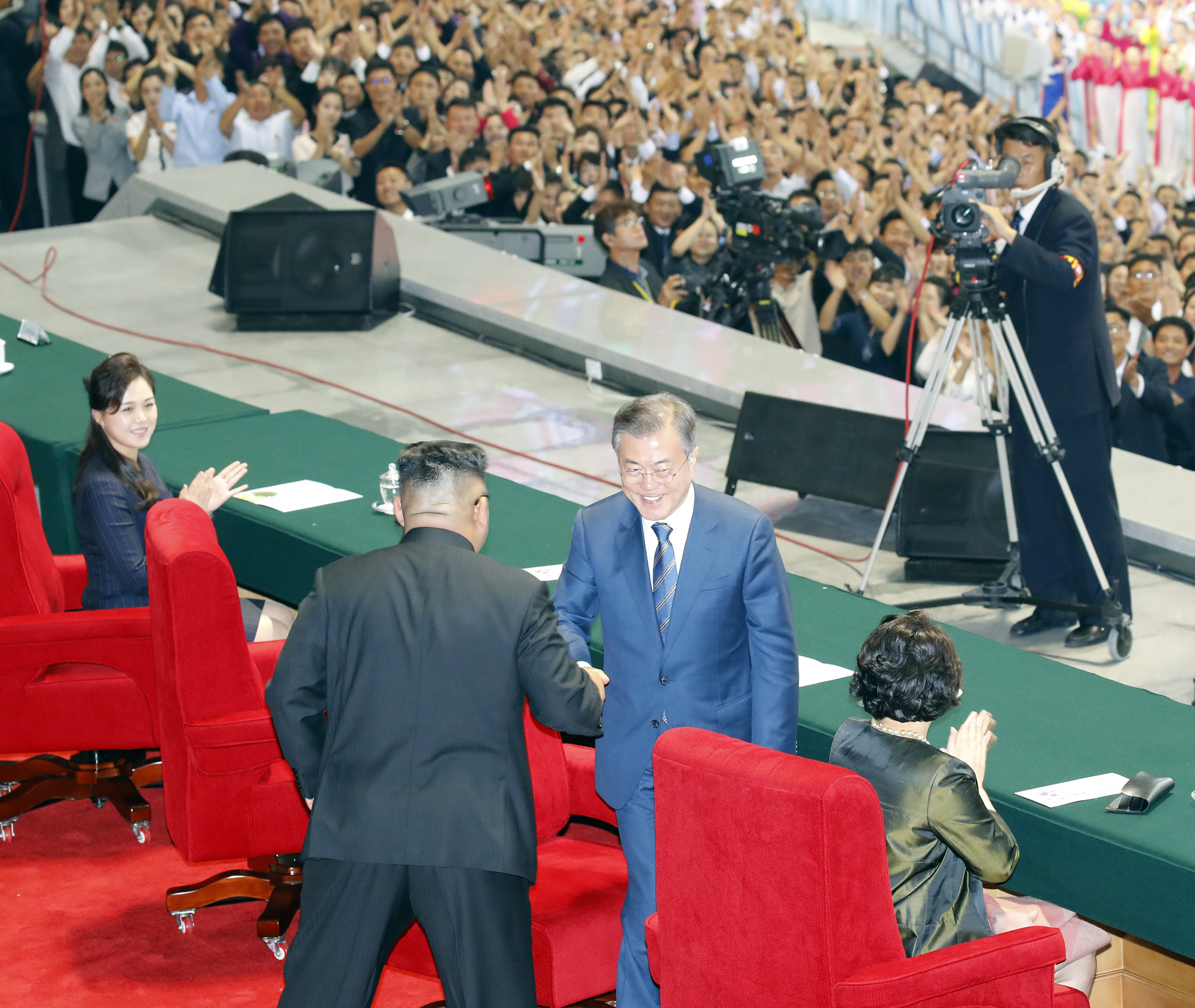 남북정상회담;평양;순안공항;김정은;문재인;3차남북정상회담