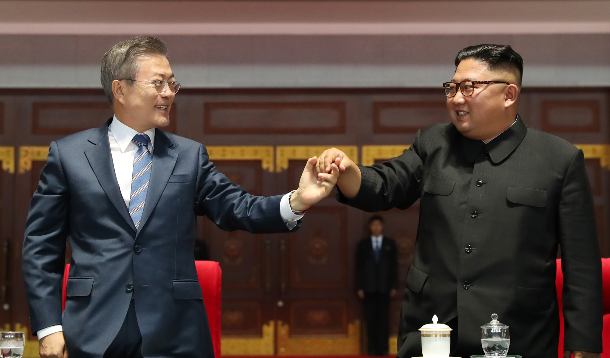 남북정상회담;평양;순안공항;김정은;문재인;3차남북정상회담