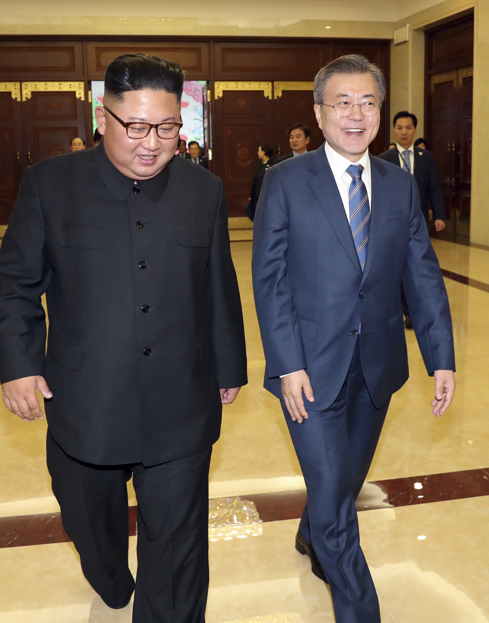 남북정상회담;평양;순안공항;김정은;문재인;3차남북정상회담