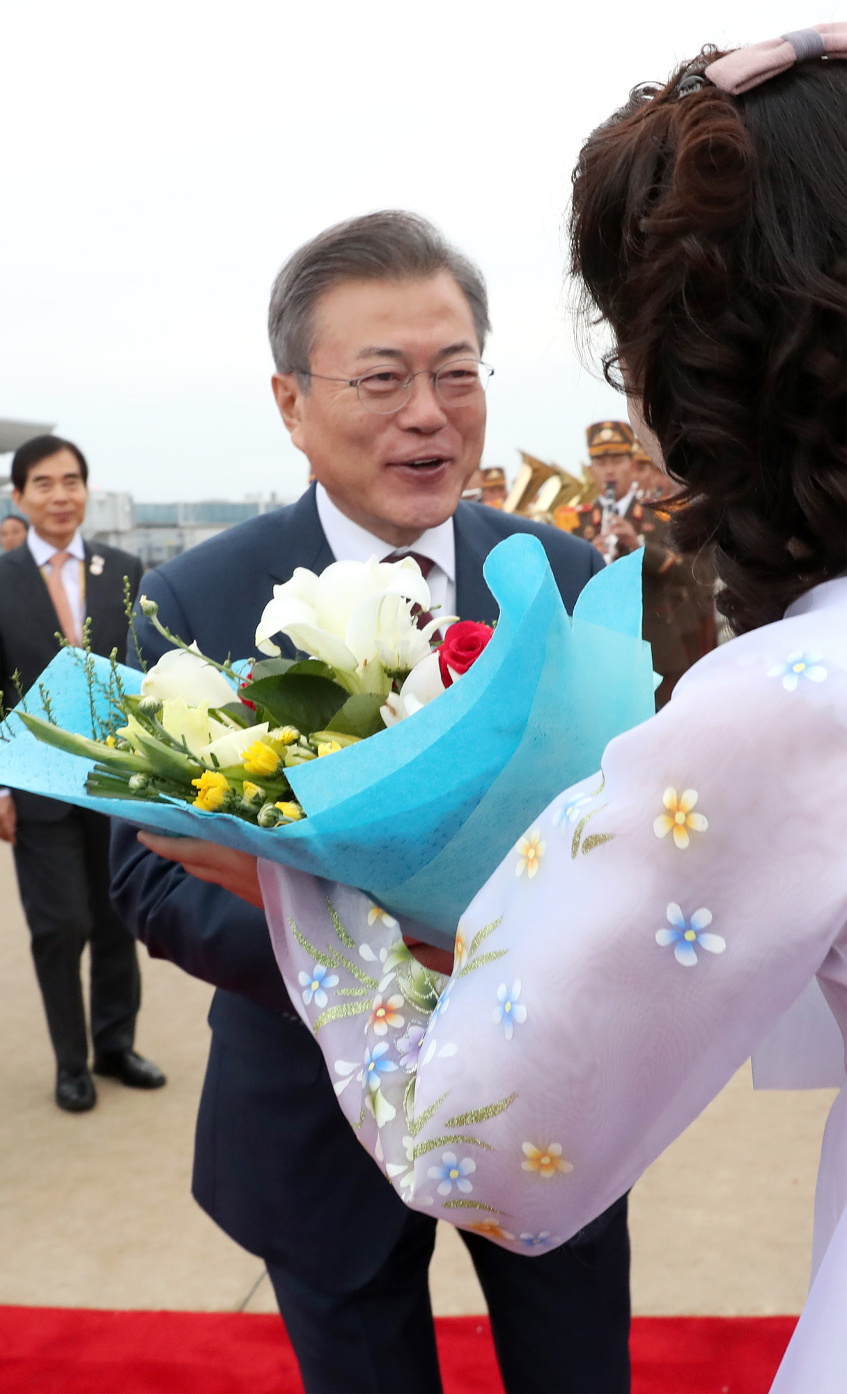 남북정상회담;평양;순안공항;김정은;문재인;3차남북정상회담