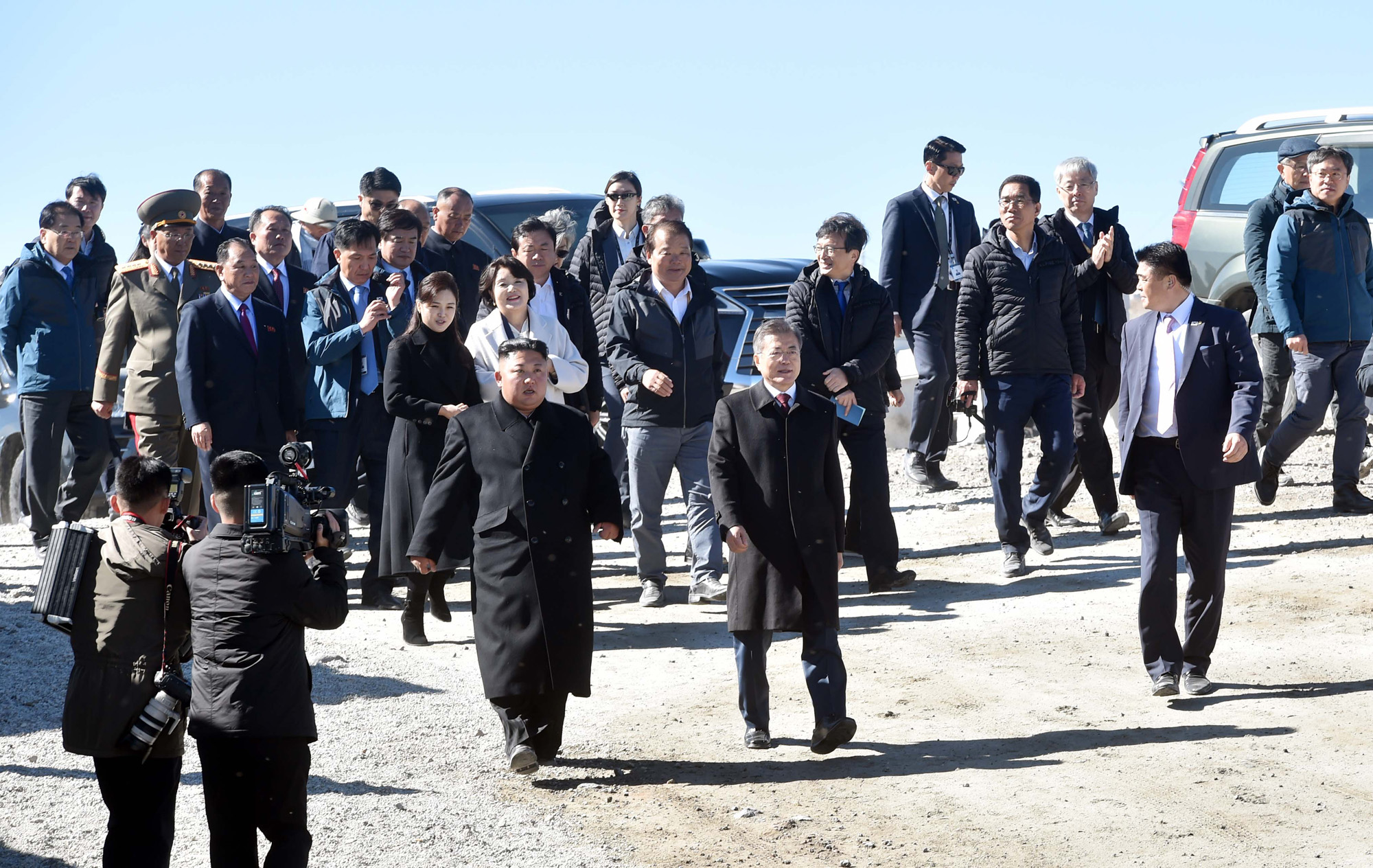 남북정상회담;평양;순안공항;김정은;문재인;3차남북정상회담