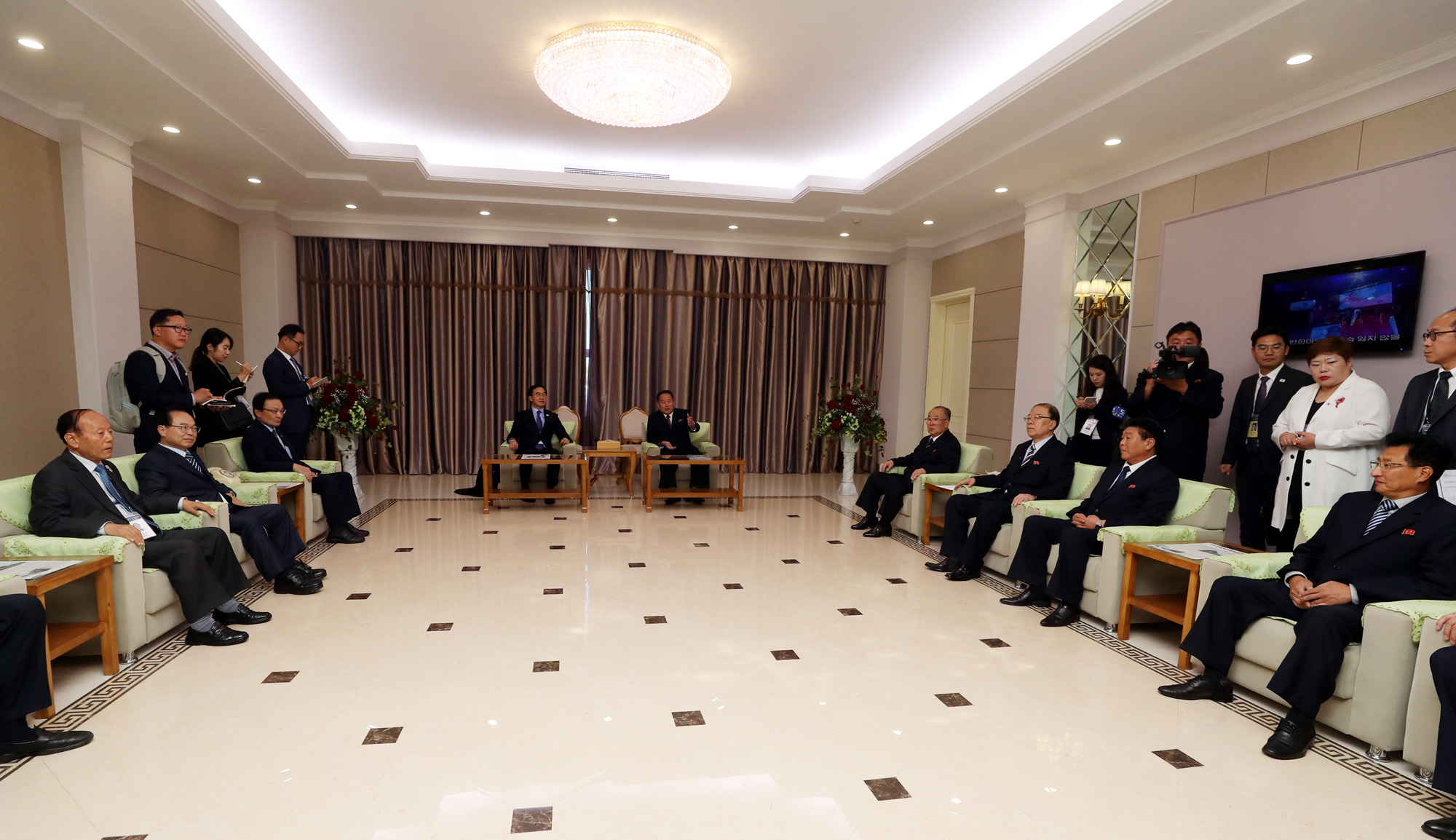 정치;북한;남북;10.4 선언;기념식;기념행사;남북선언;노무현;평양